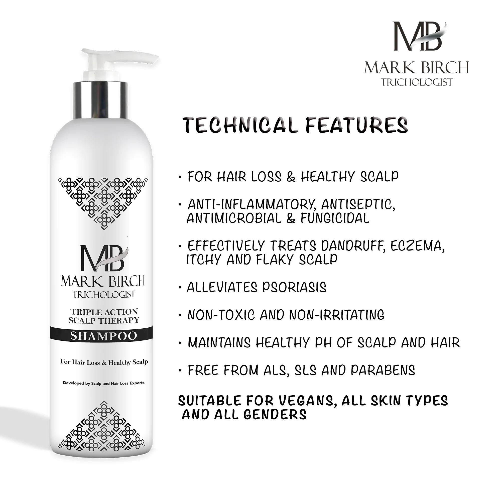 Triple Action Scalp Therapy Shampoo