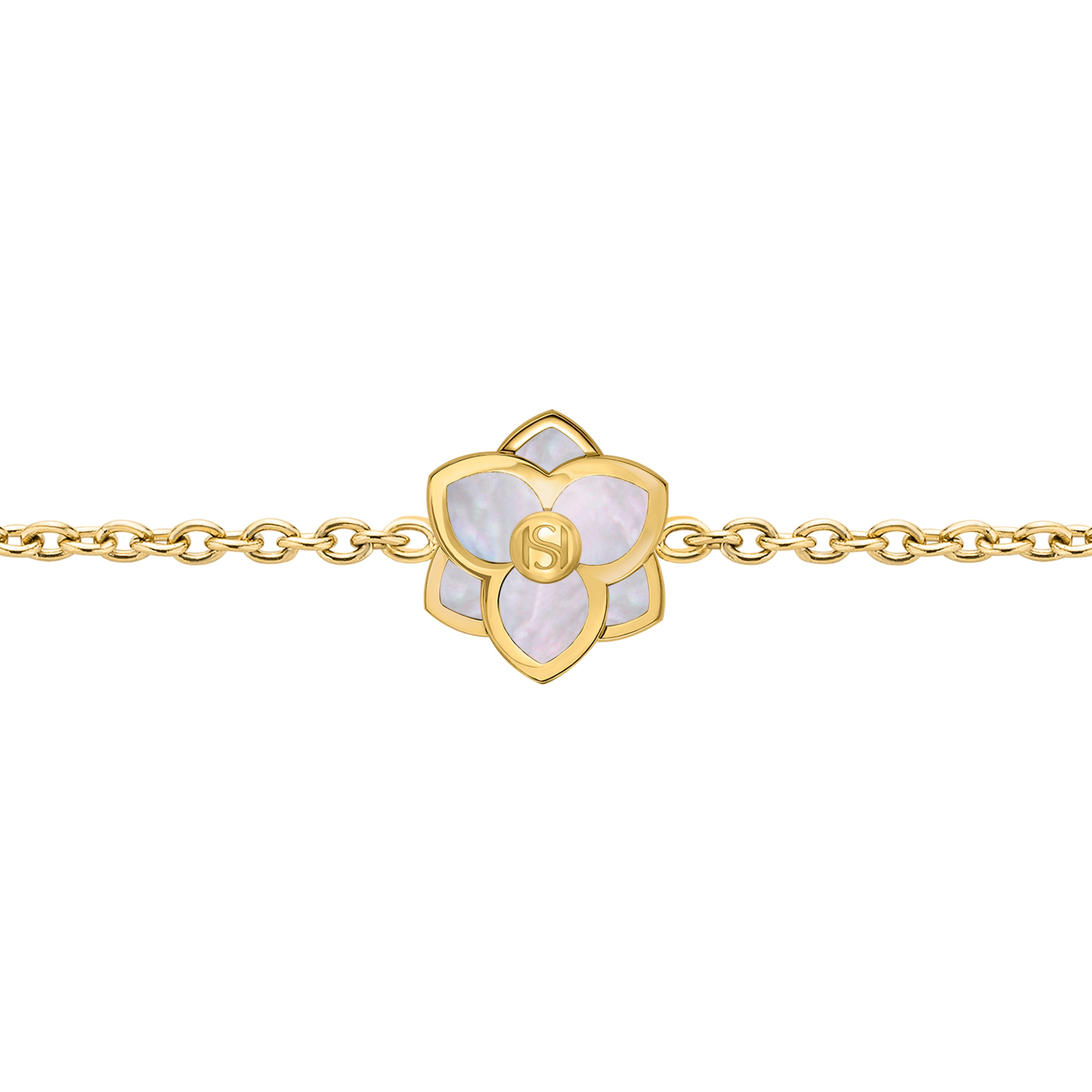 Burj Women's Gold Plated Chain Bracelet