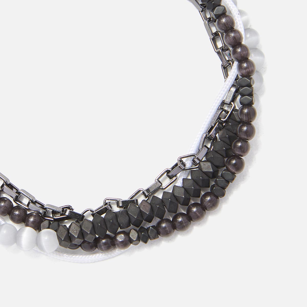 Handmade Men's Multiline Adjustable Bracelet