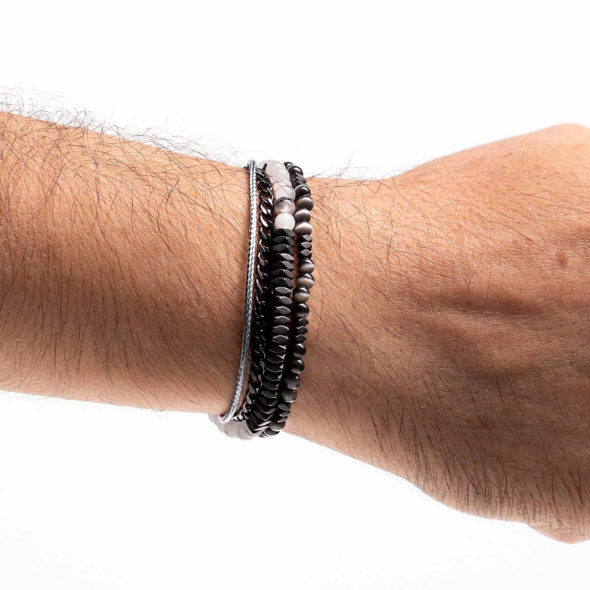 Handmade Men's Multiline Adjustable Bracelet
