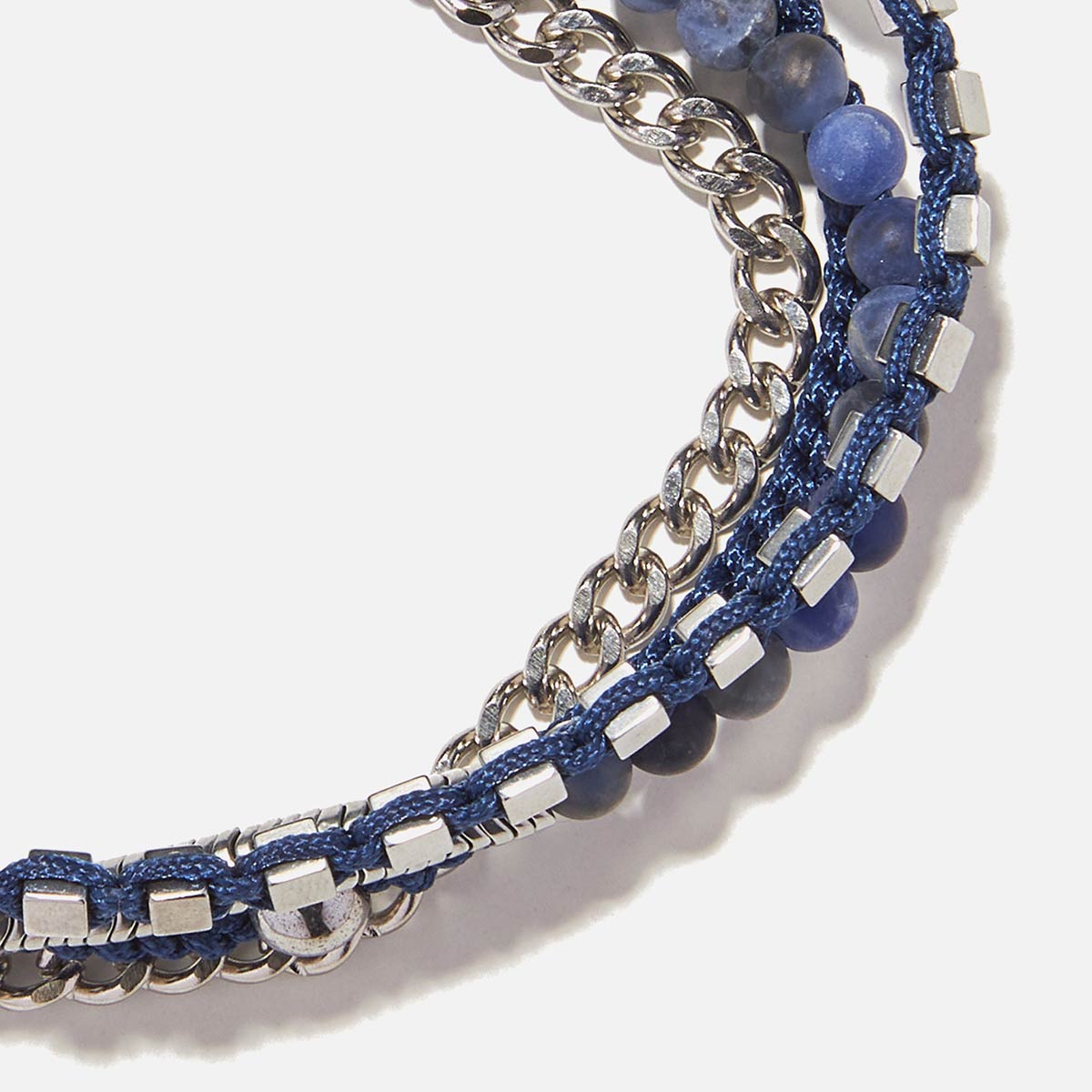 Handmade Men's Multiline Adjustable Bracelet