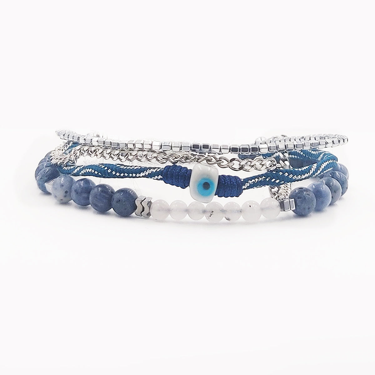 Handmade Men's Multiline Adjustable Bracelet
