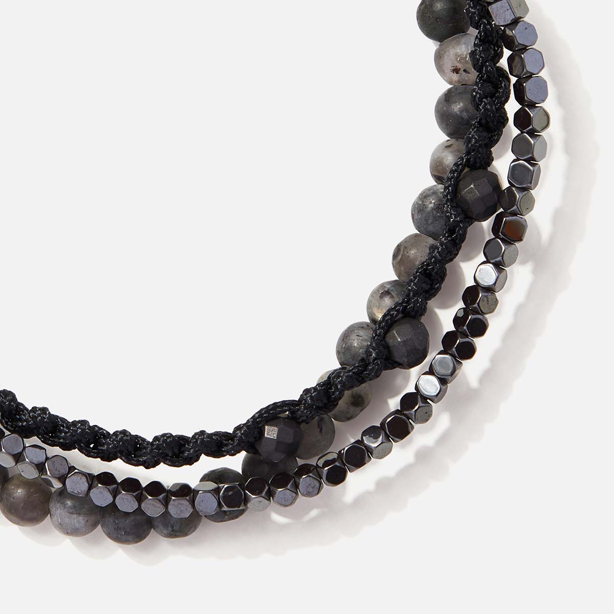 Handmade Men's Adjustable Beaded Bracelet