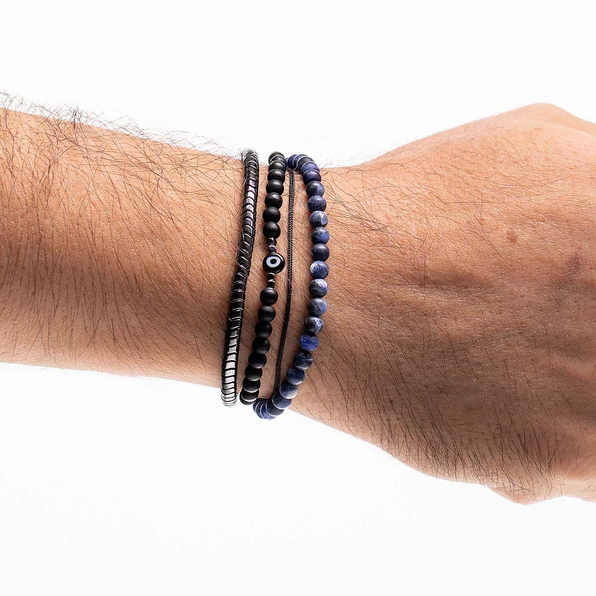 Handmade Men's Multiline Adjustable Bracelet