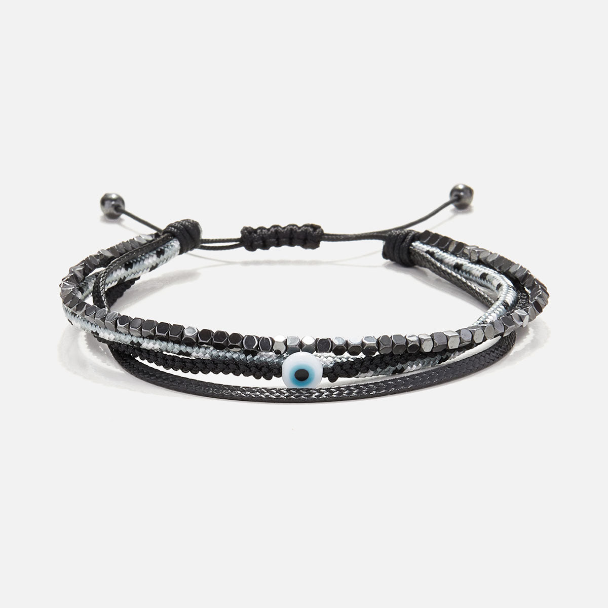 Handmade Men's Multiline Adjustable Bracelet