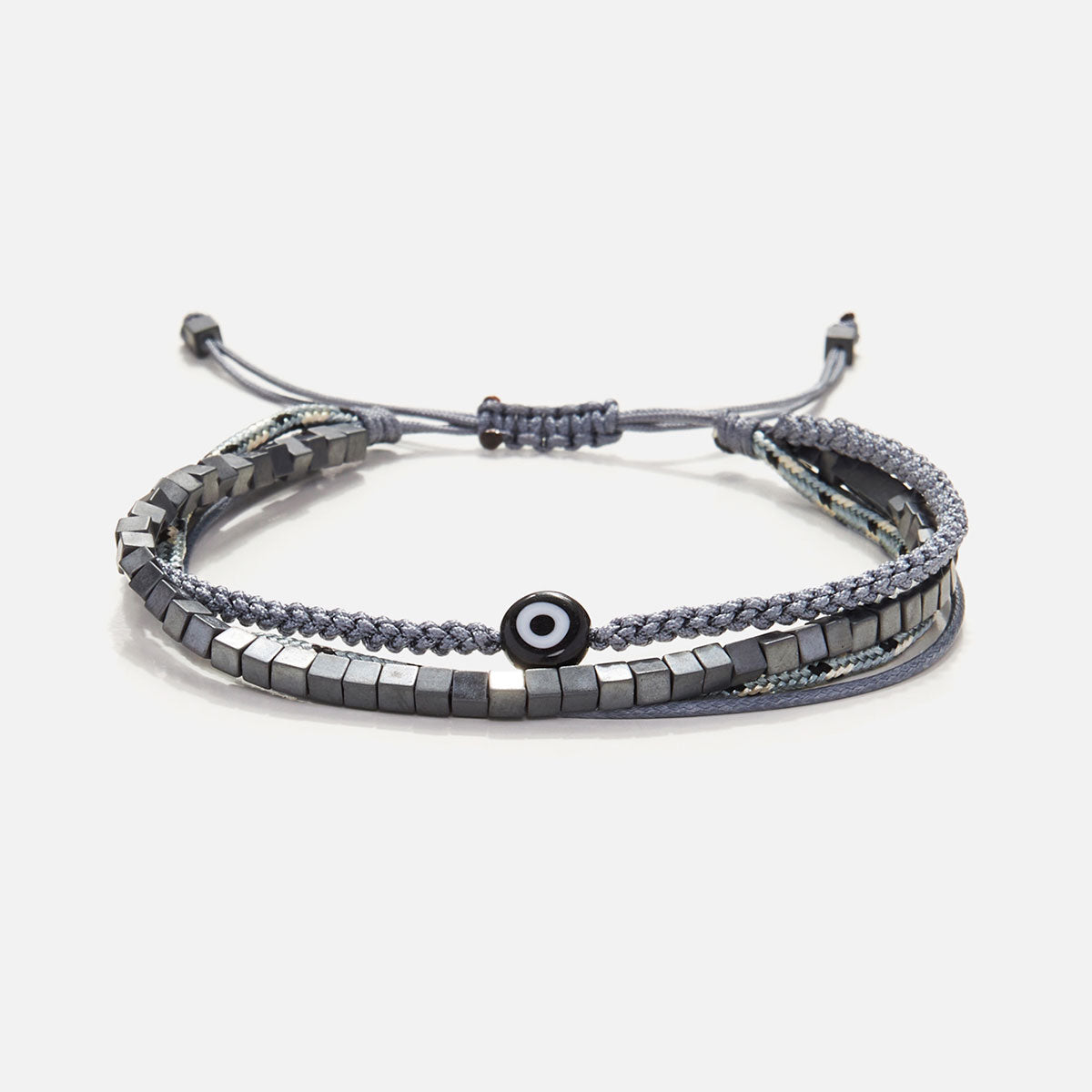 Handmade Men's Multiline Adjustable Bracelet