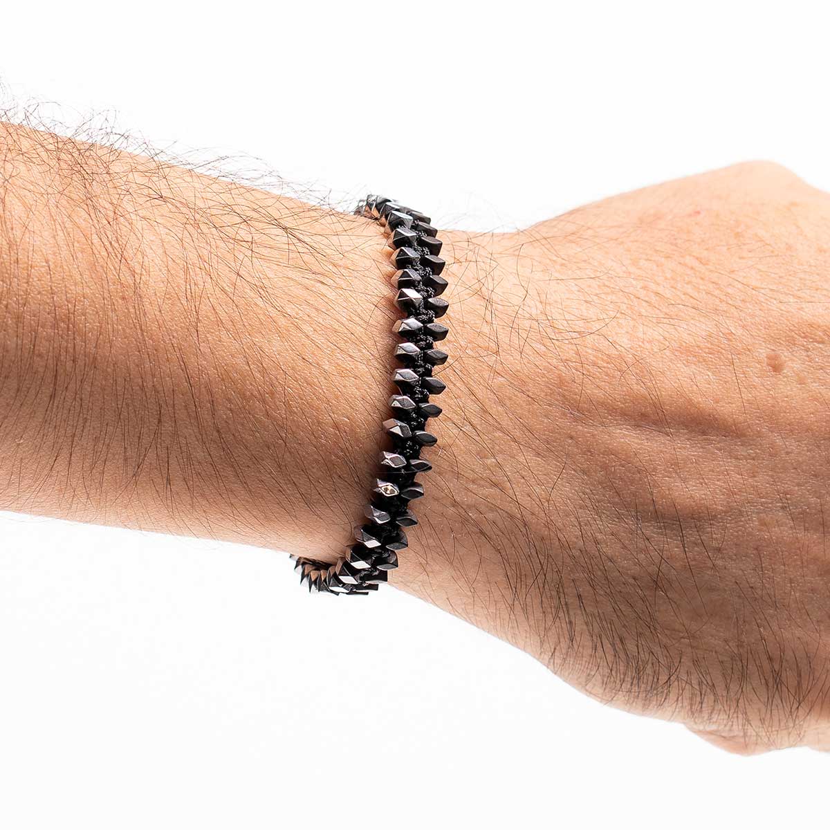 Handmade Men's Adjustable Beaded Bracelet