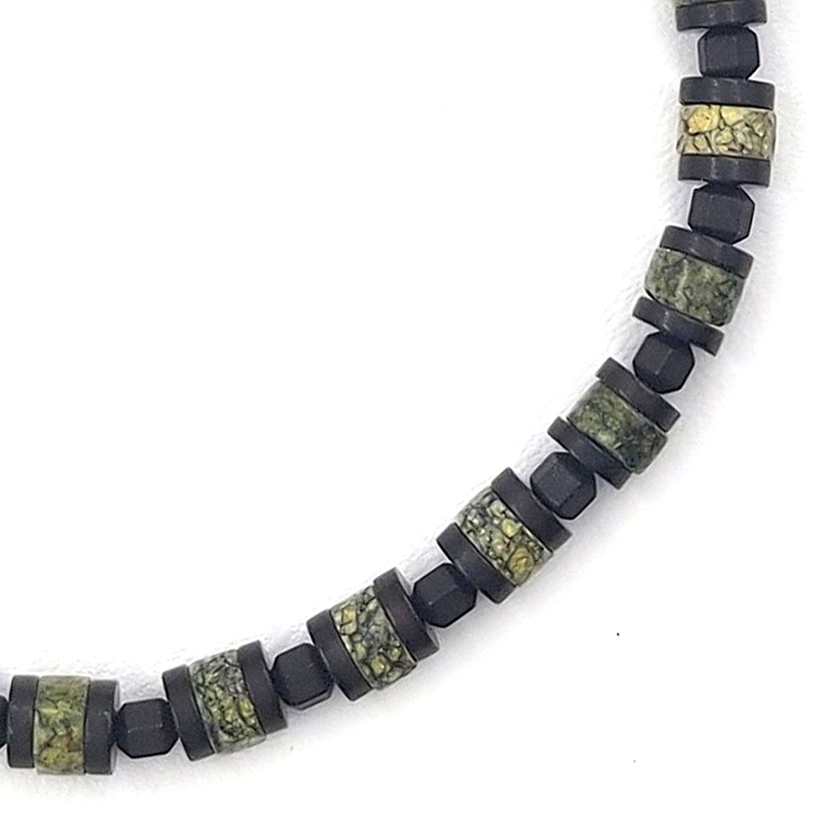 Handmade Men's Adjustable Beaded Bracelet