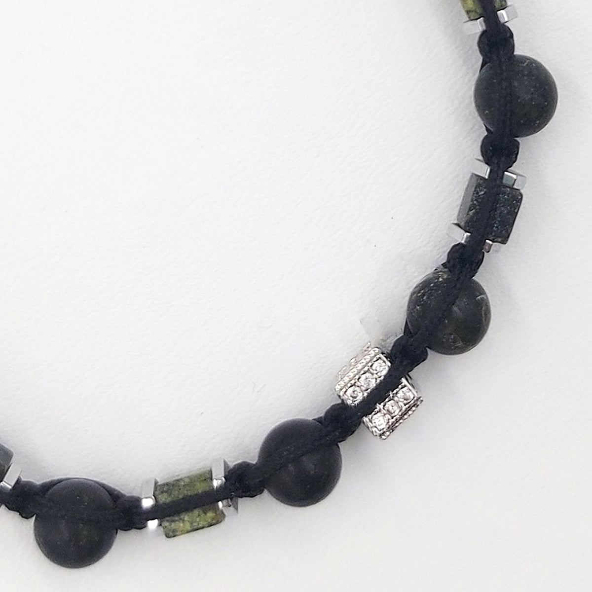 Handmade Men's Adjustable Beaded Bracelet