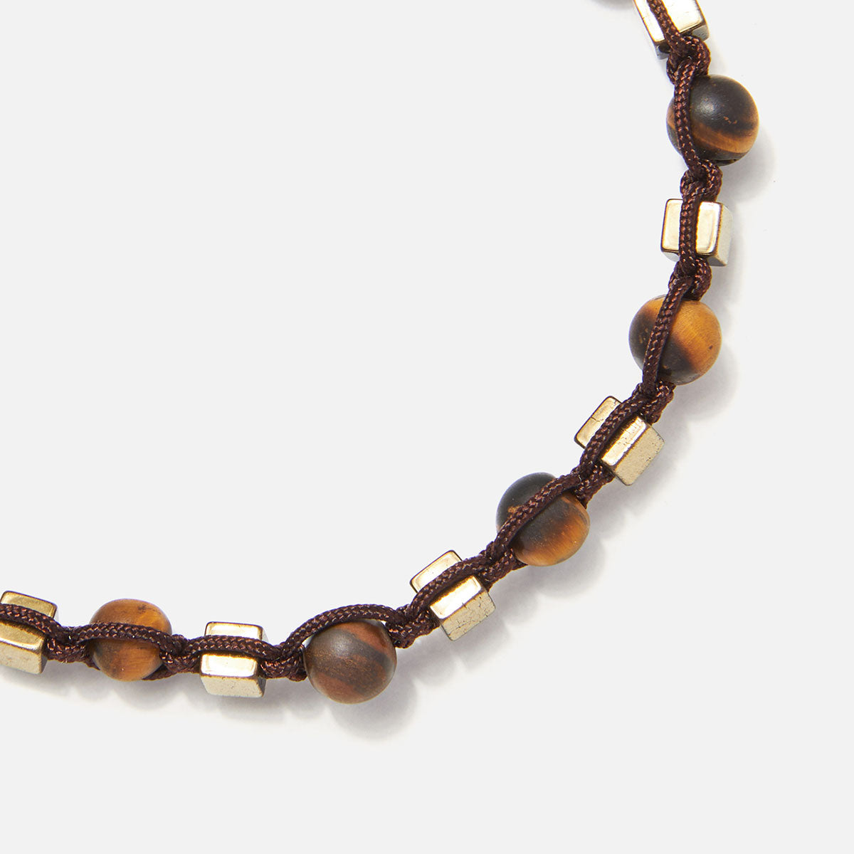 Handmade Men's Adjustable Beaded Bracelet