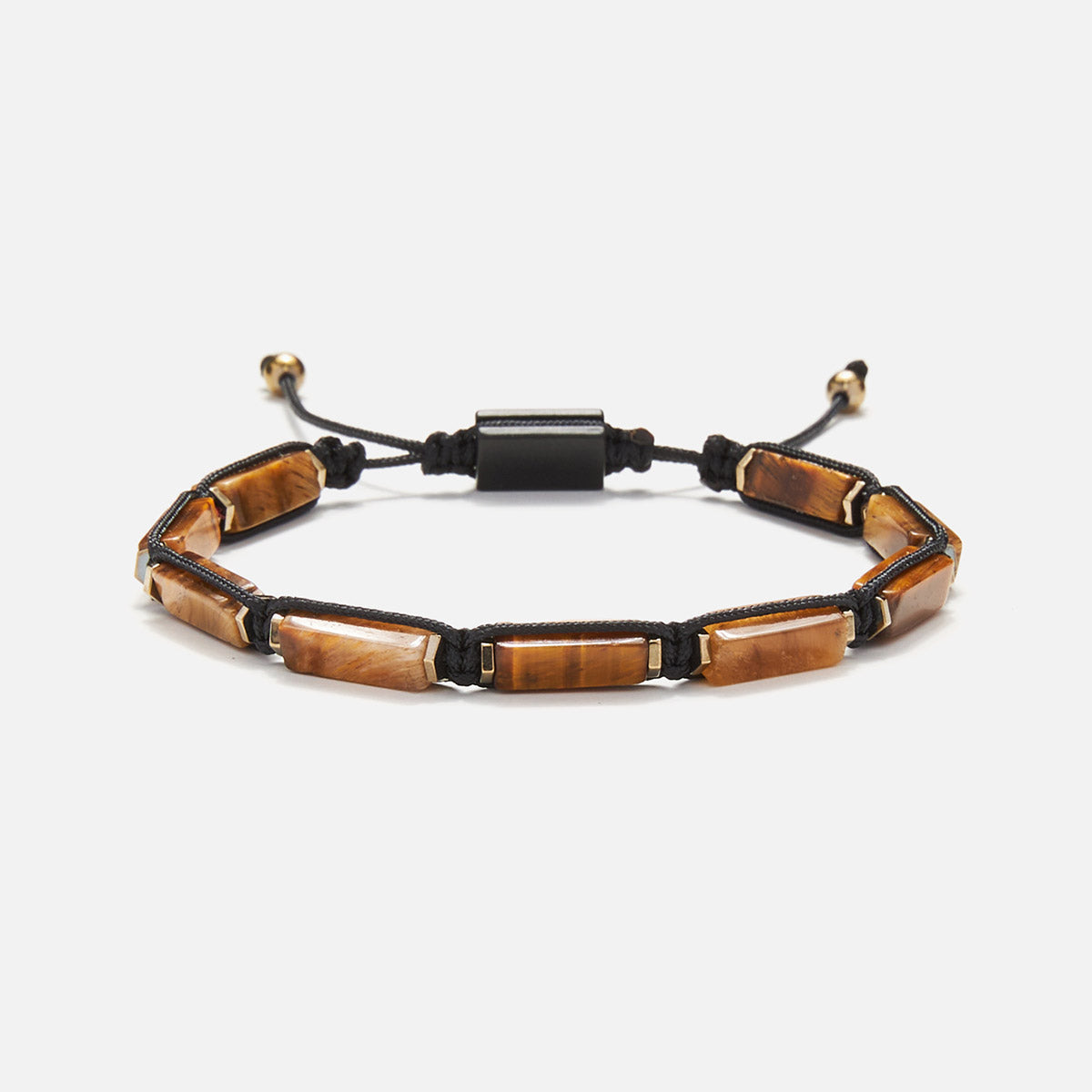 Handmade Men's Adjustable Beaded Bracelet