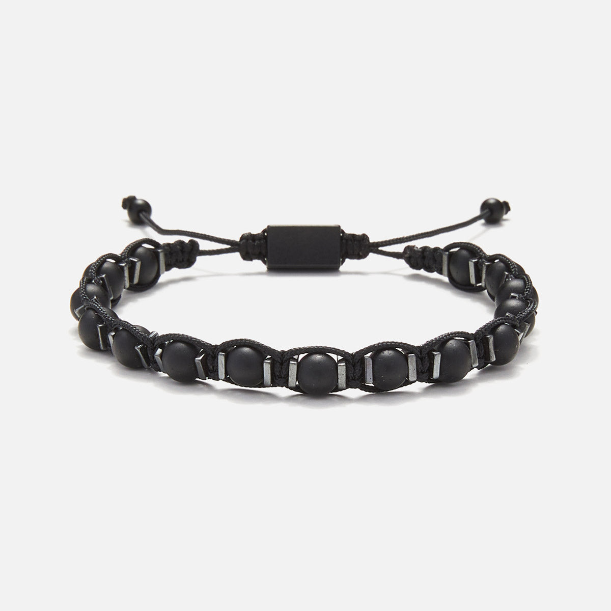 Handmade Men's Adjustable Beaded Bracelet
