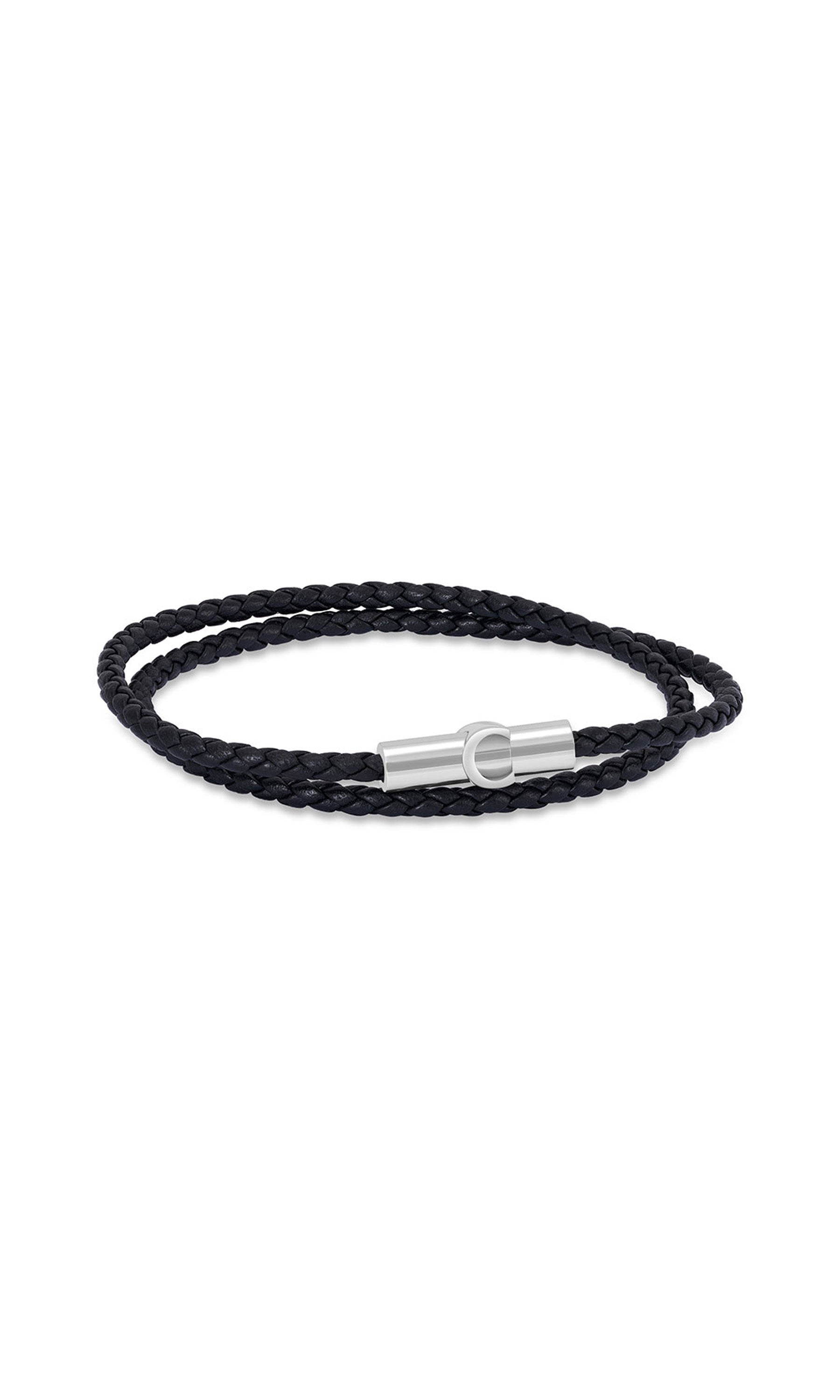 Umberto Braided Leather Bracelet for Men