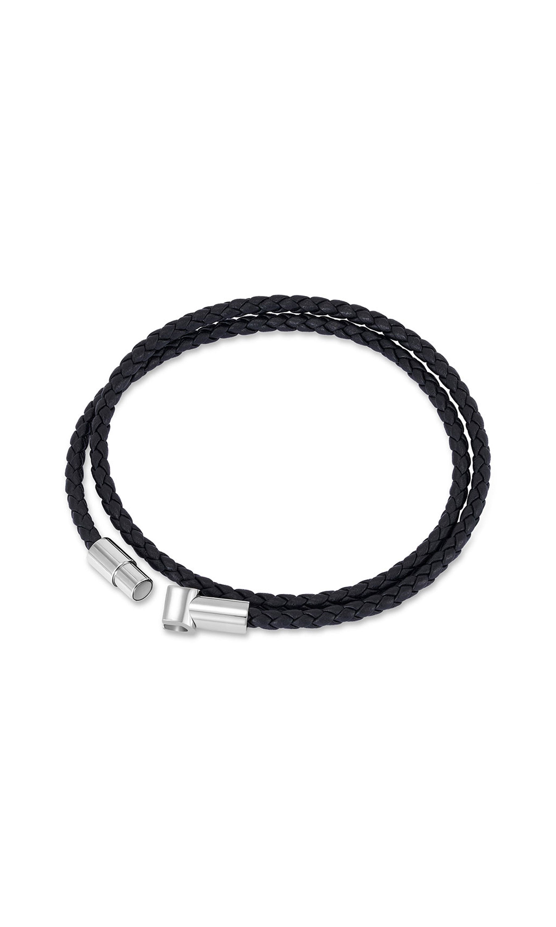 Umberto Braided Leather Bracelet for Men