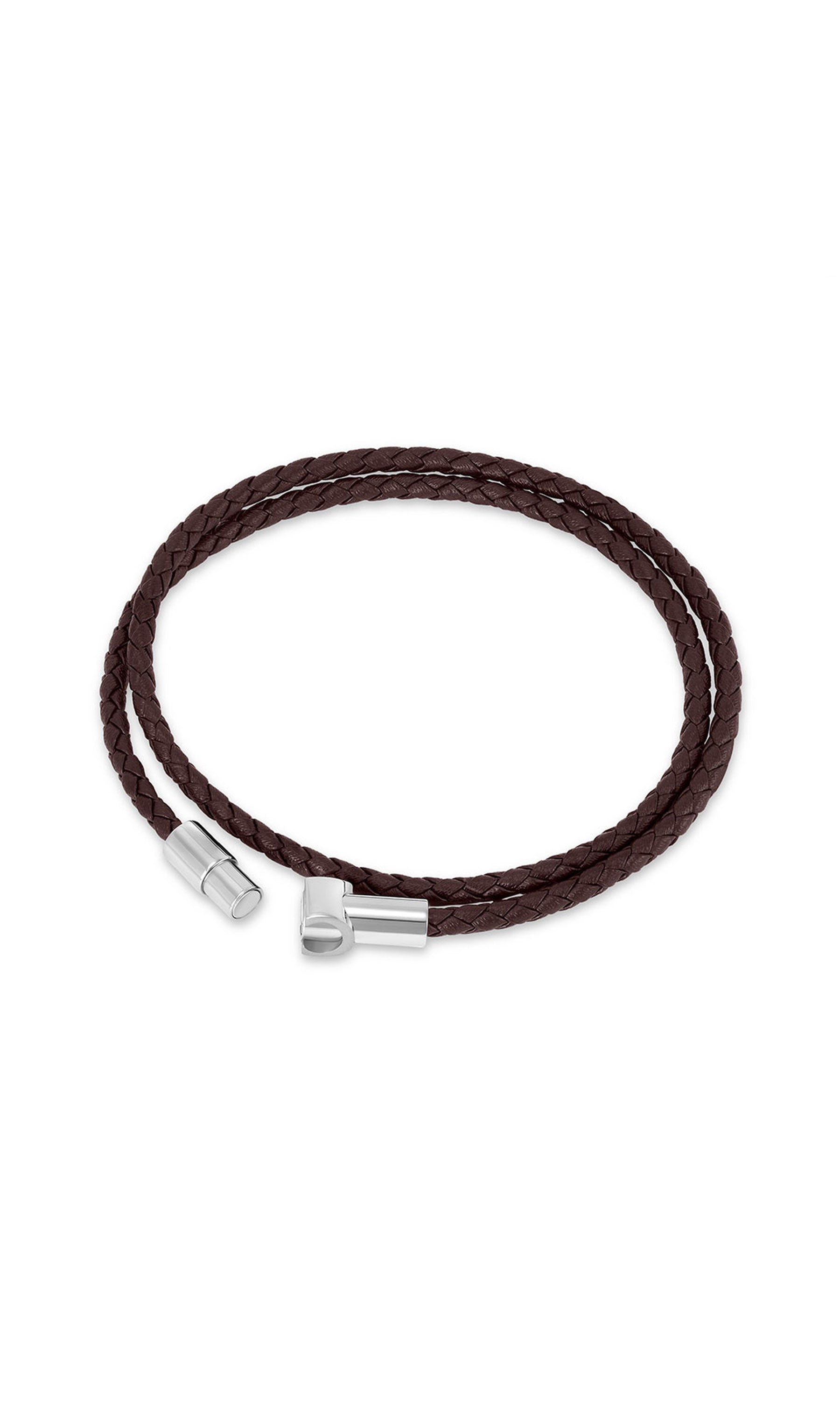 Umberto Braided Leather Bracelet for Men