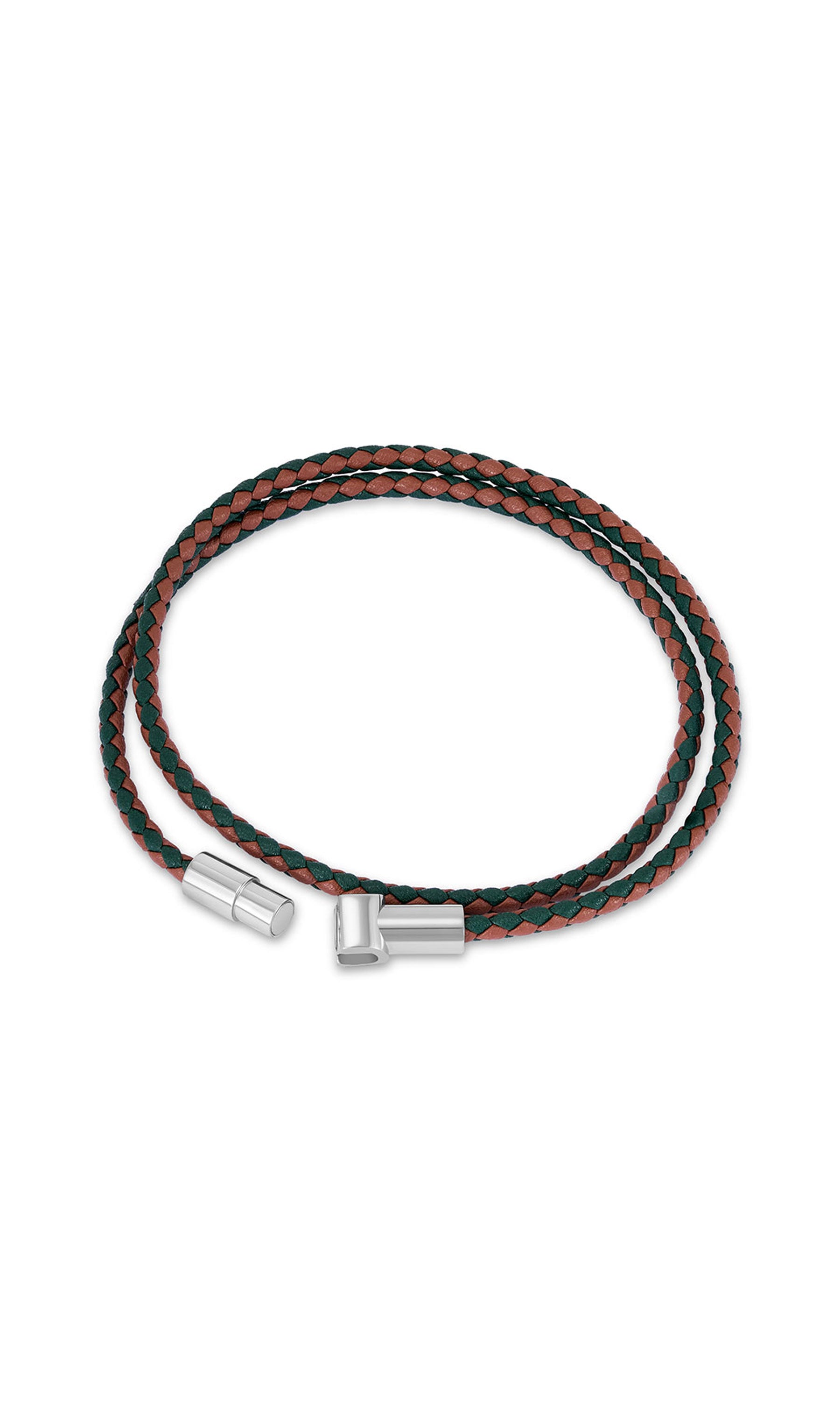 Umberto Braided Leather Bracelet for Men