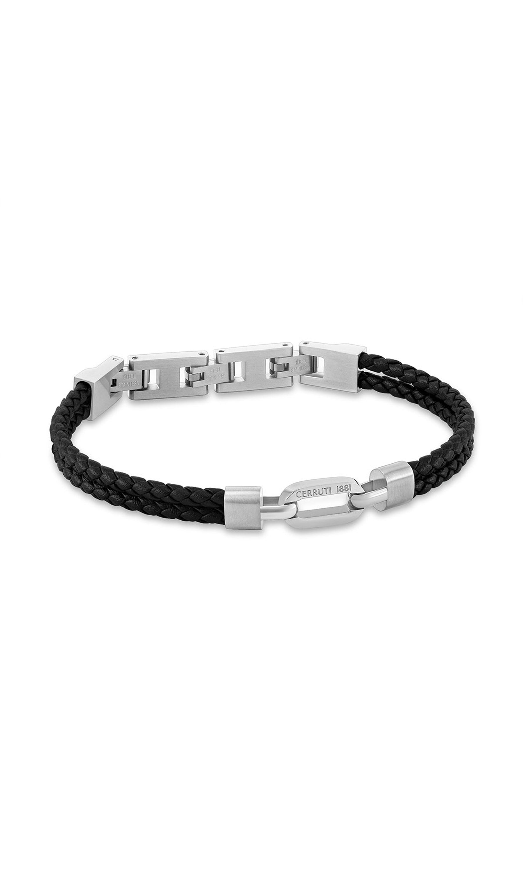 Tommaso Braided Leather Bracelet for Men