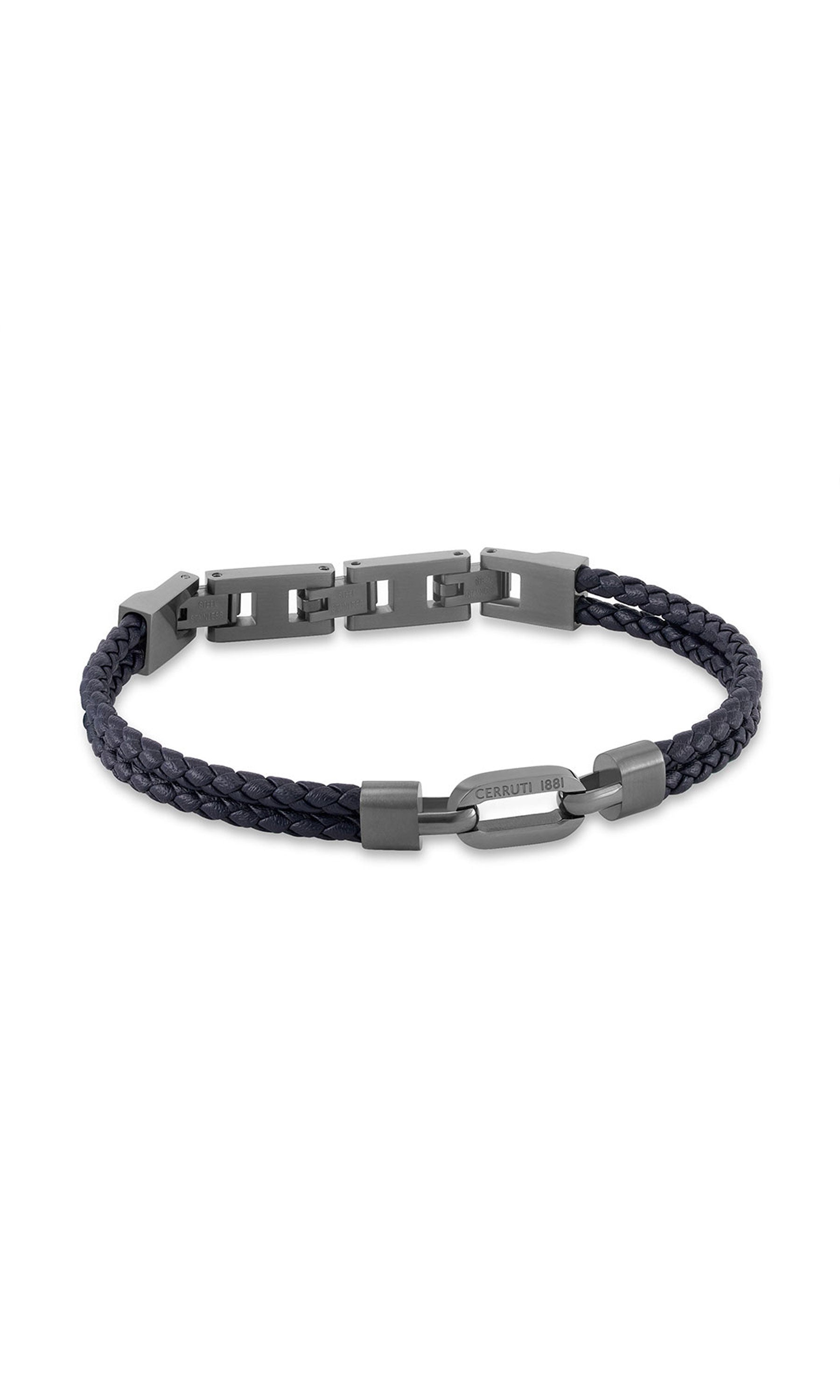 Tommaso Braided Leather Bracelet for Men