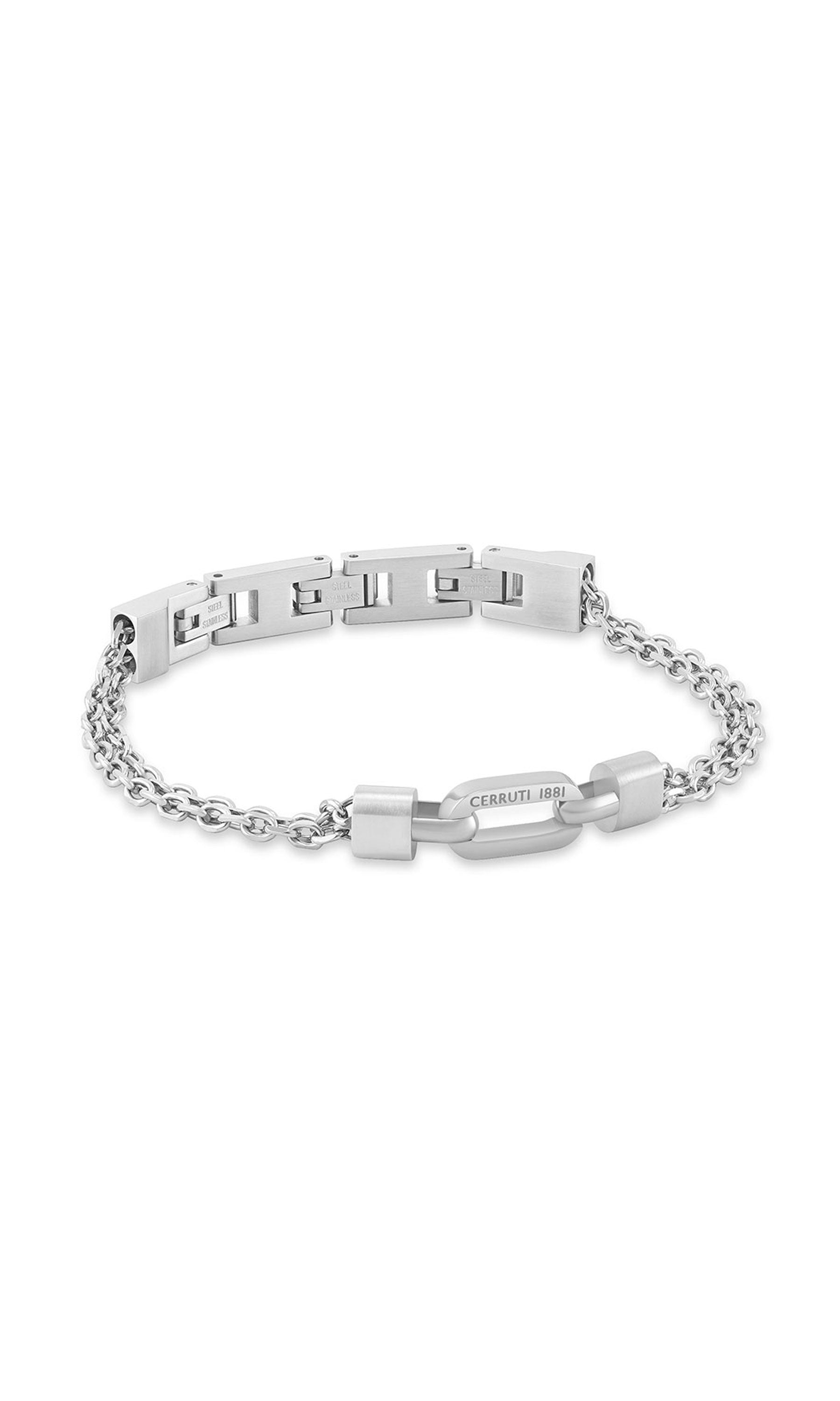 Cerruti 1881 Tommaso Stainless Steel Chain Bracelet for Men