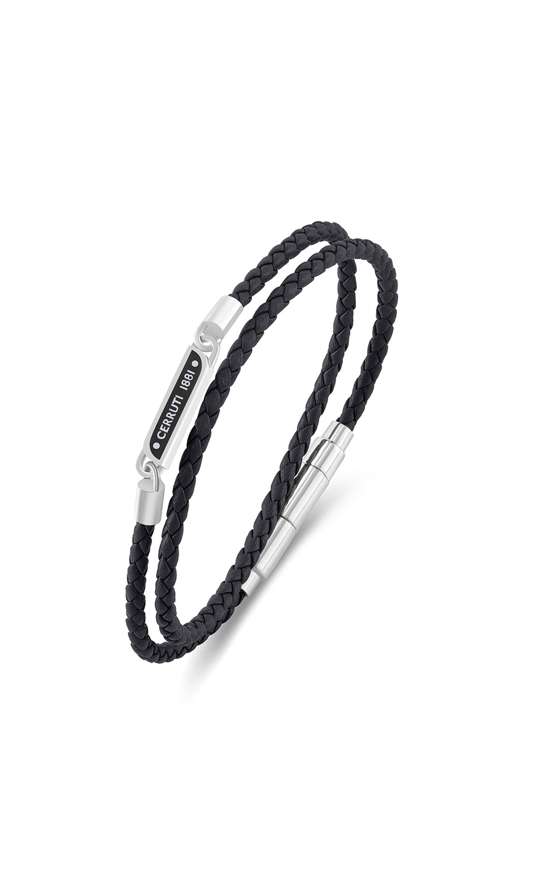 Emiliano Braided Leather Bracelet for Men