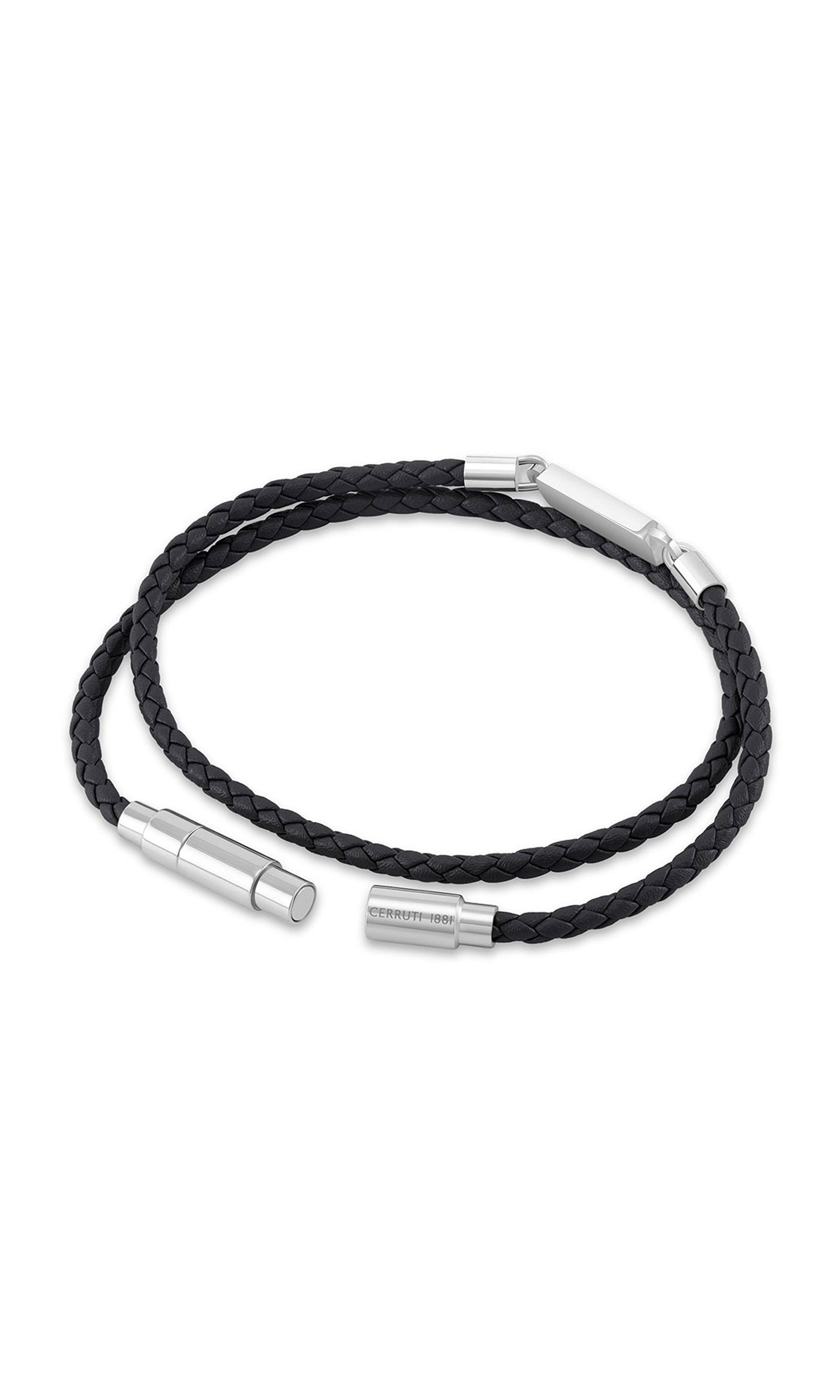 Emiliano Braided Leather Bracelet for Men