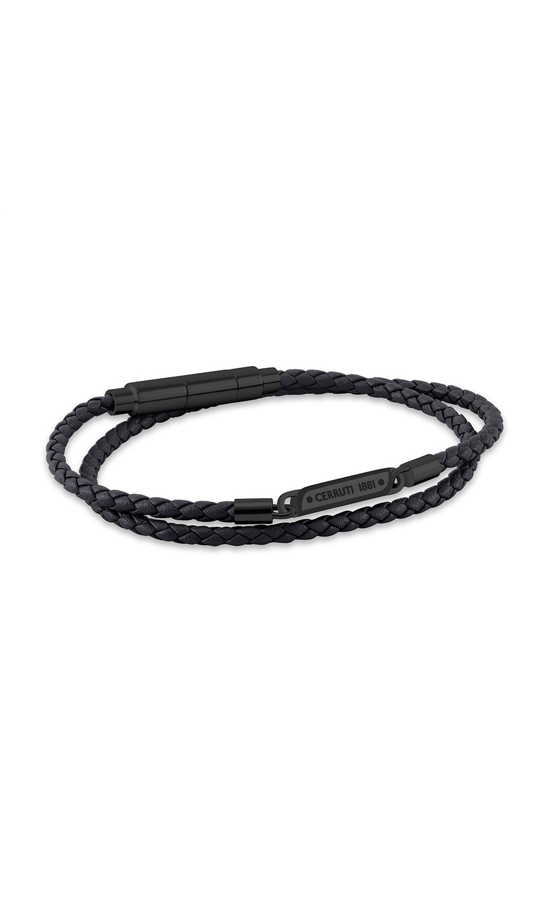 Emiliano Braided Leather Bracelet for Men