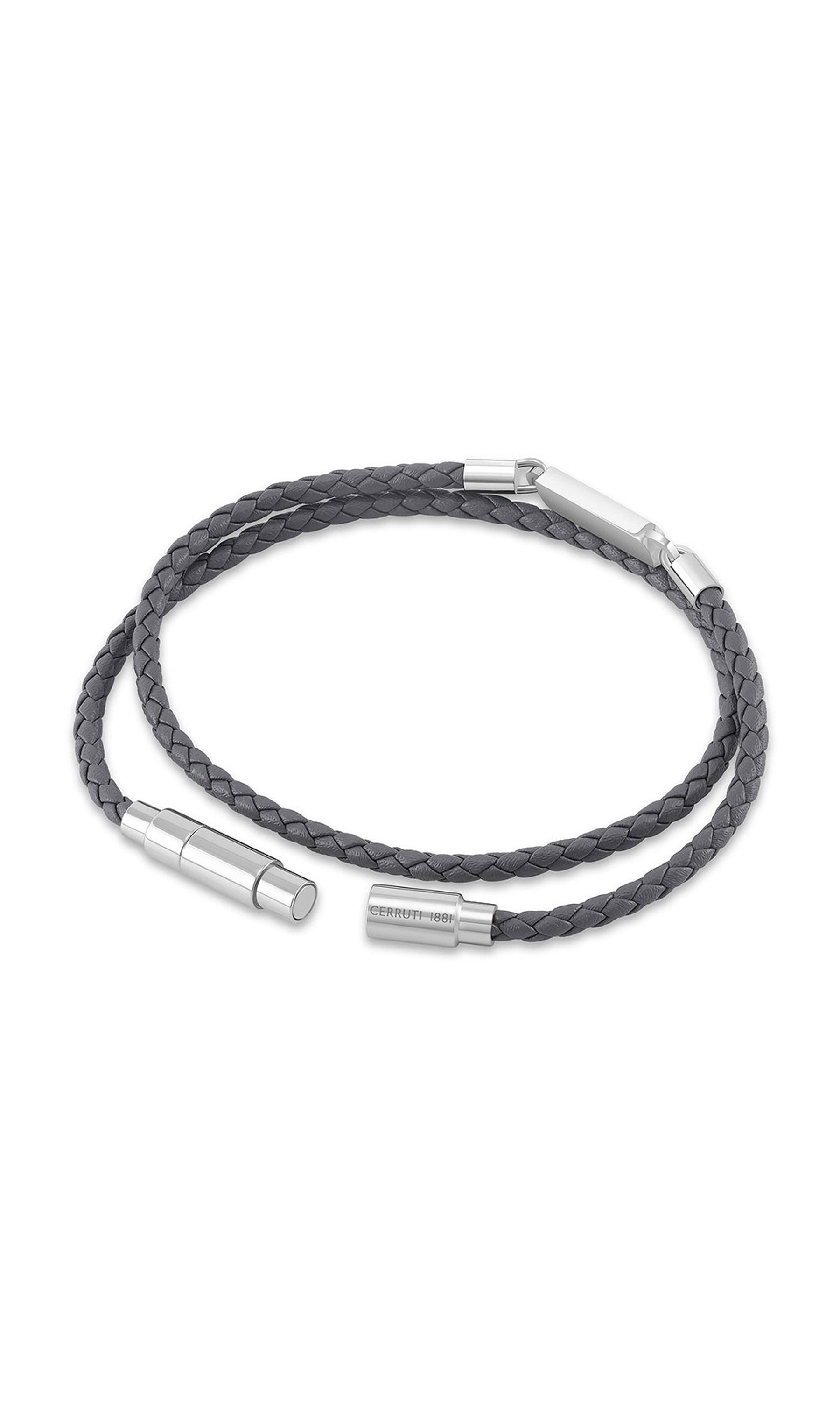 Emiliano Braided Leather Bracelet for Men