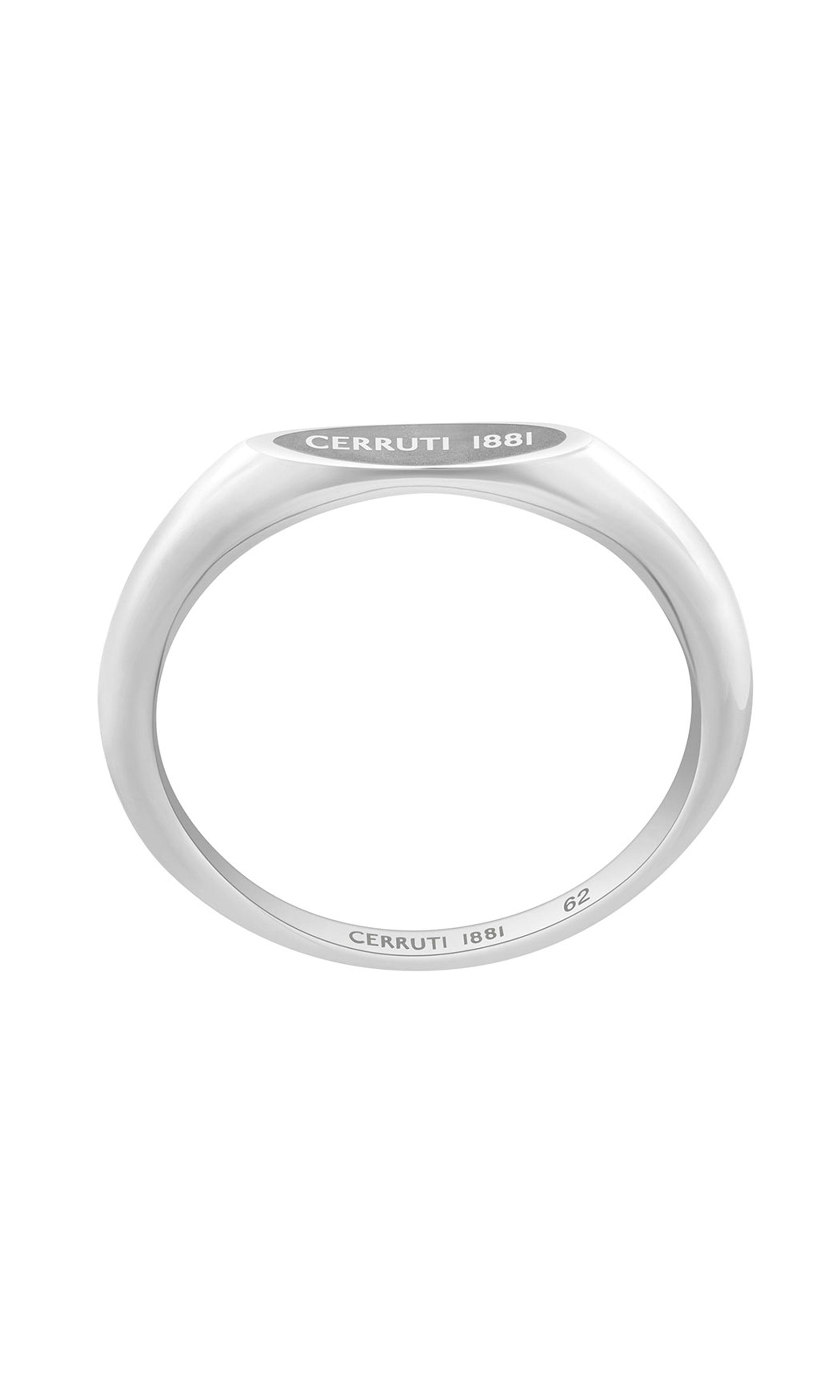 Cerruti 1881 Luigi Stainless Steel Band Ring for Men