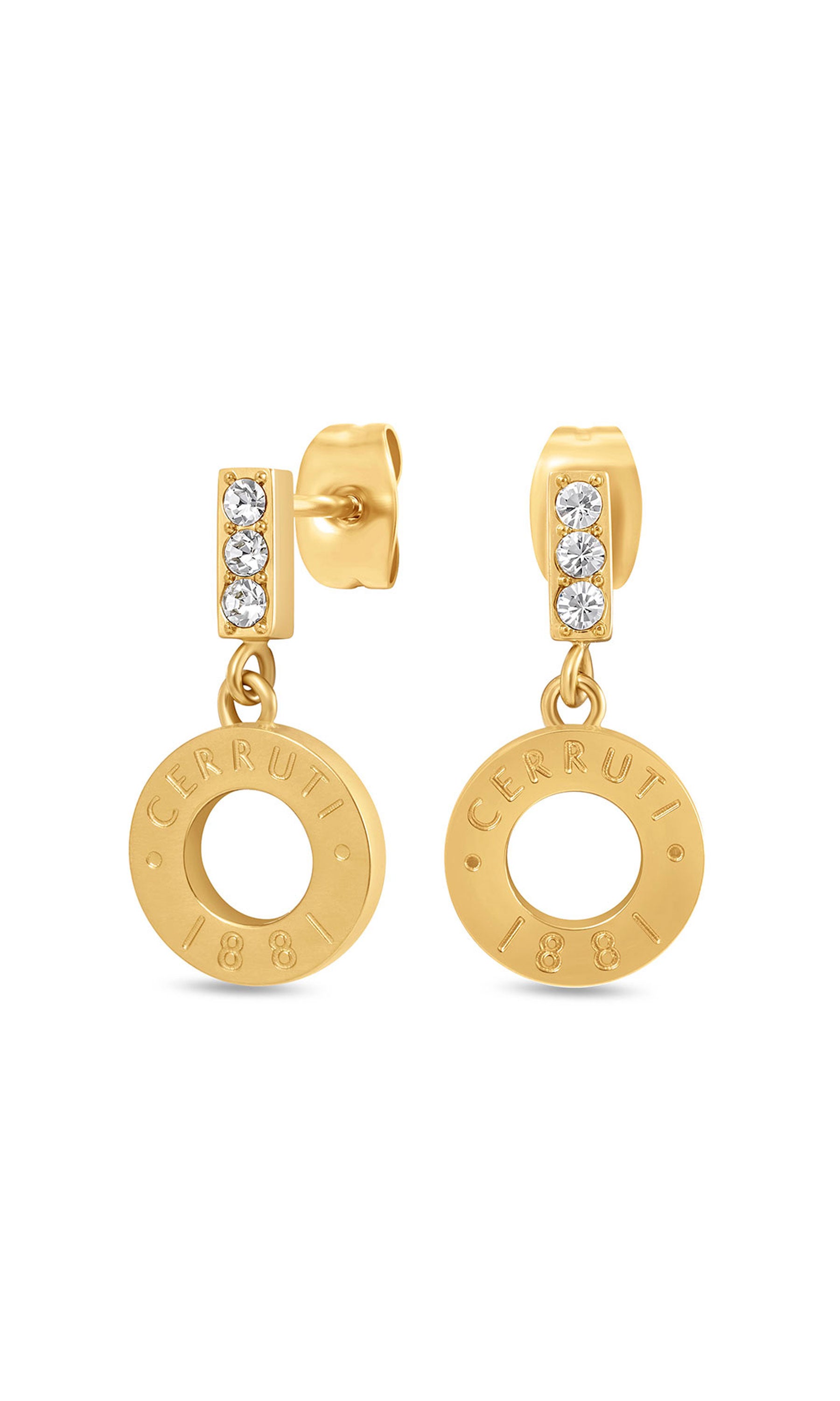 Erika Women's Stainless Steel Drop Earrings