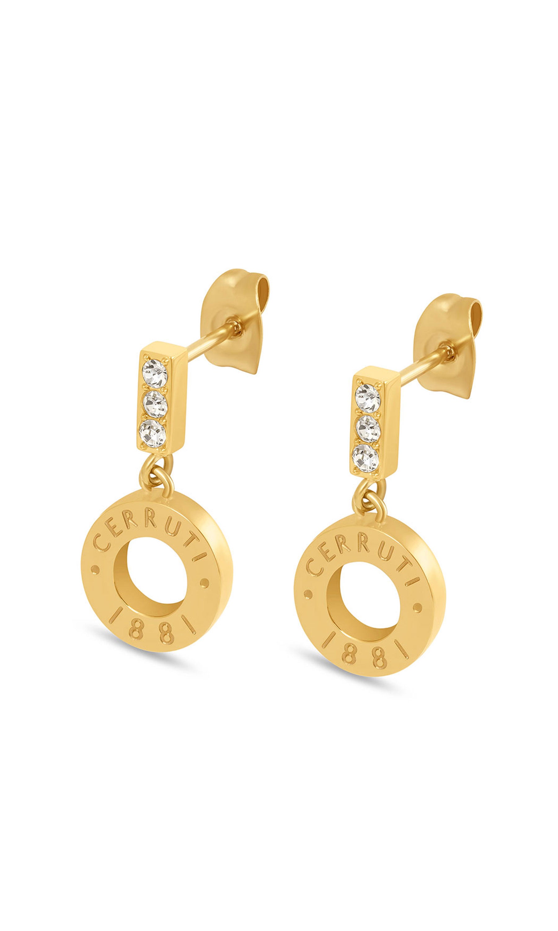 Erika Women's Stainless Steel Drop Earrings