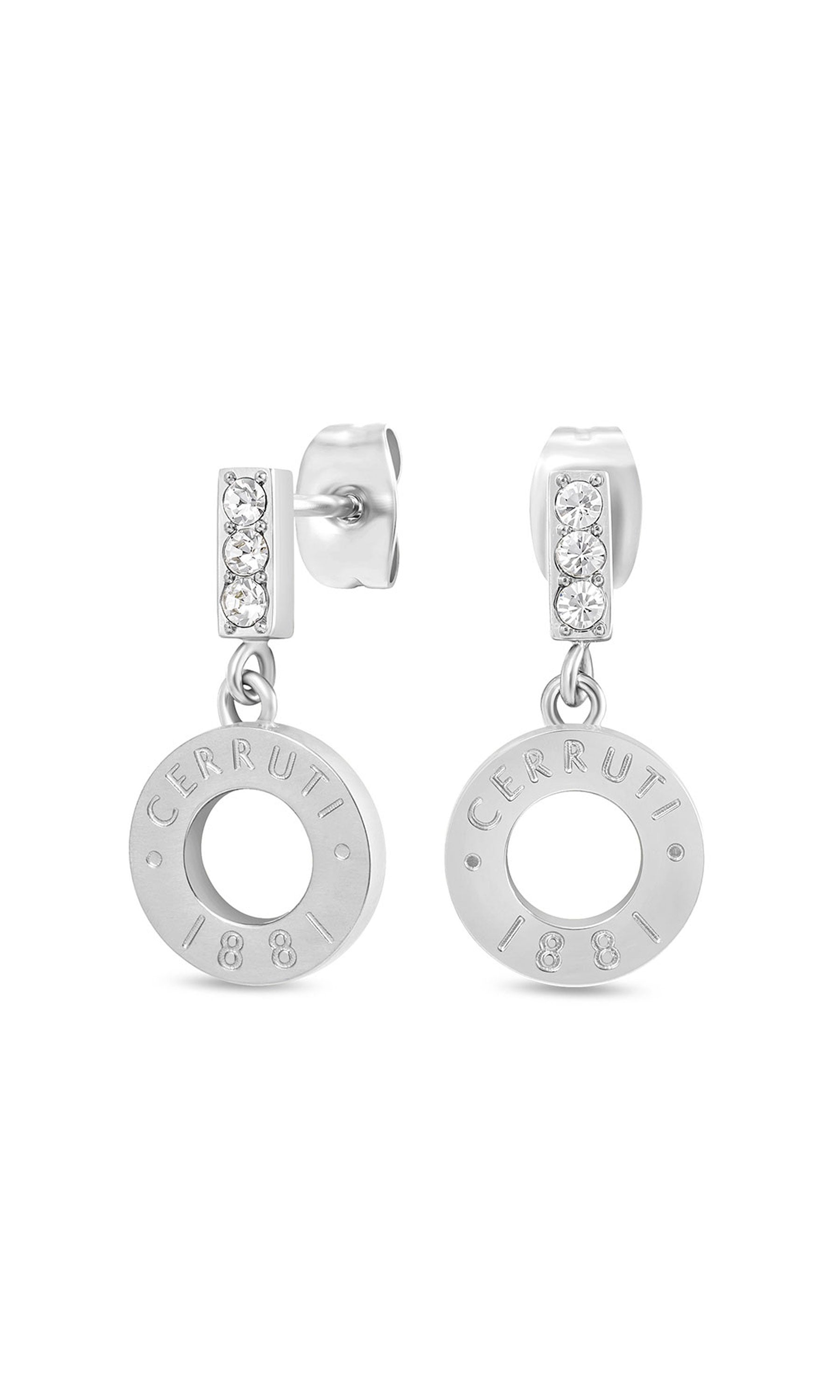 Erika Women's Stainless Steel Drop Earrings