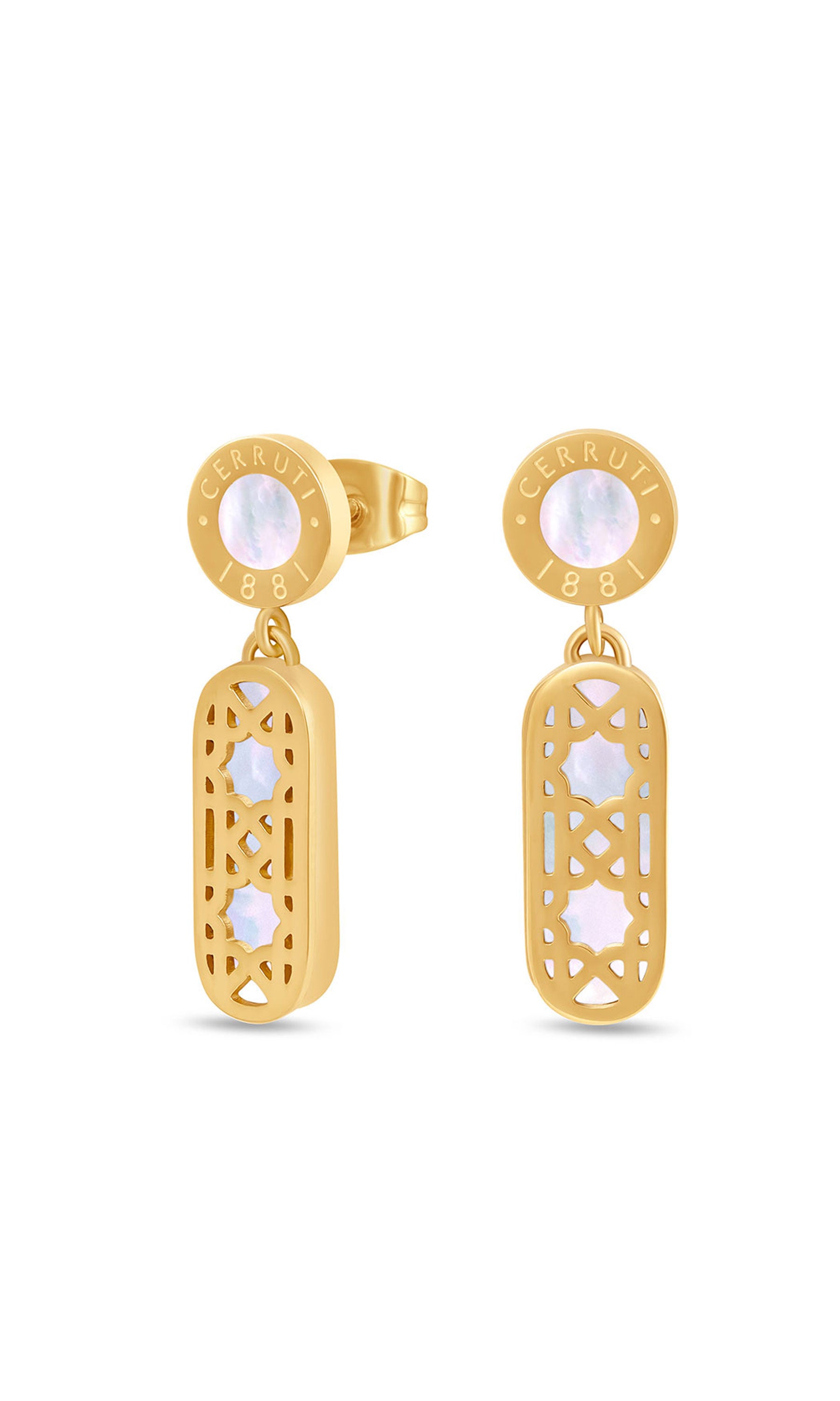 Pamela Stainless Steel Drop Earrings for Women
