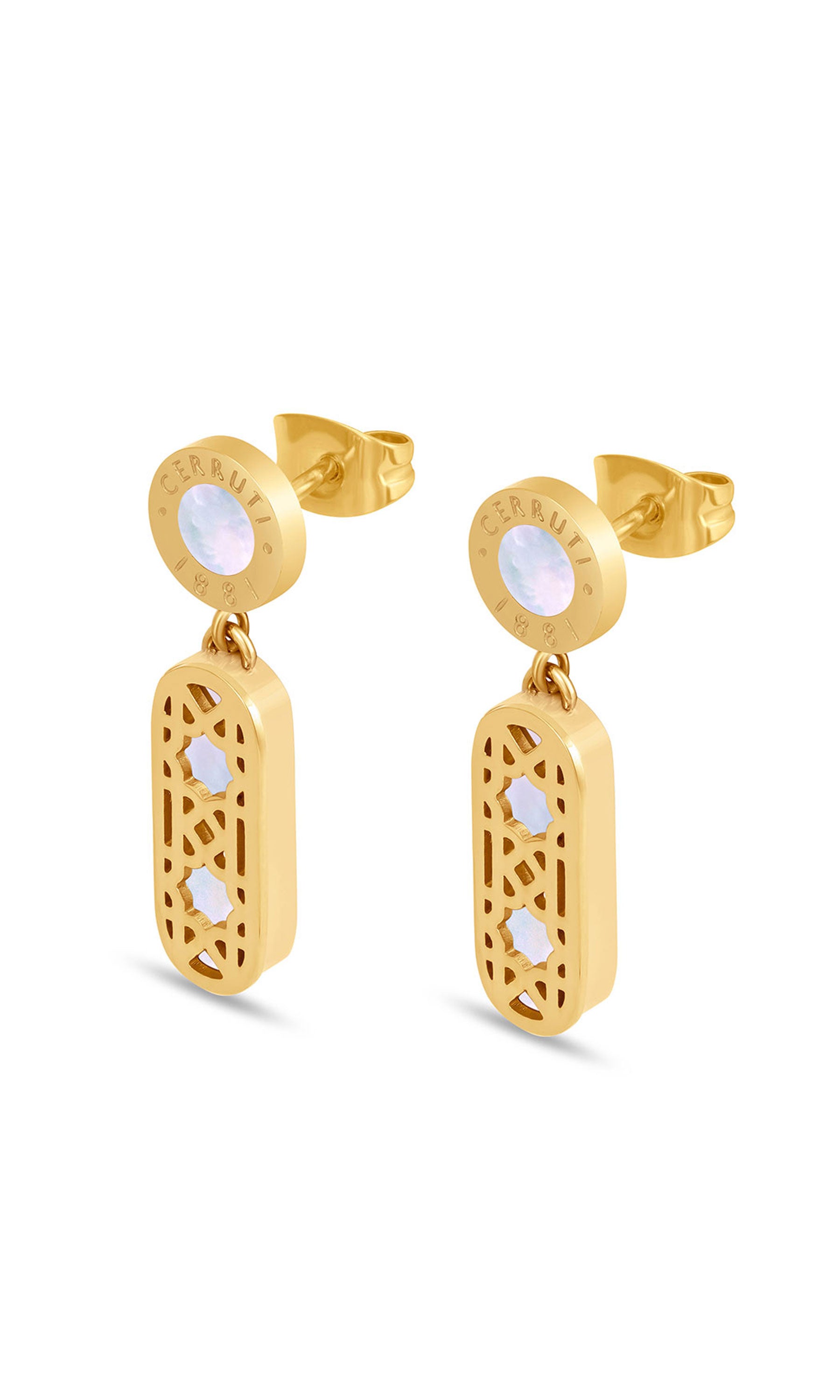 Pamela Stainless Steel Drop Earrings for Women