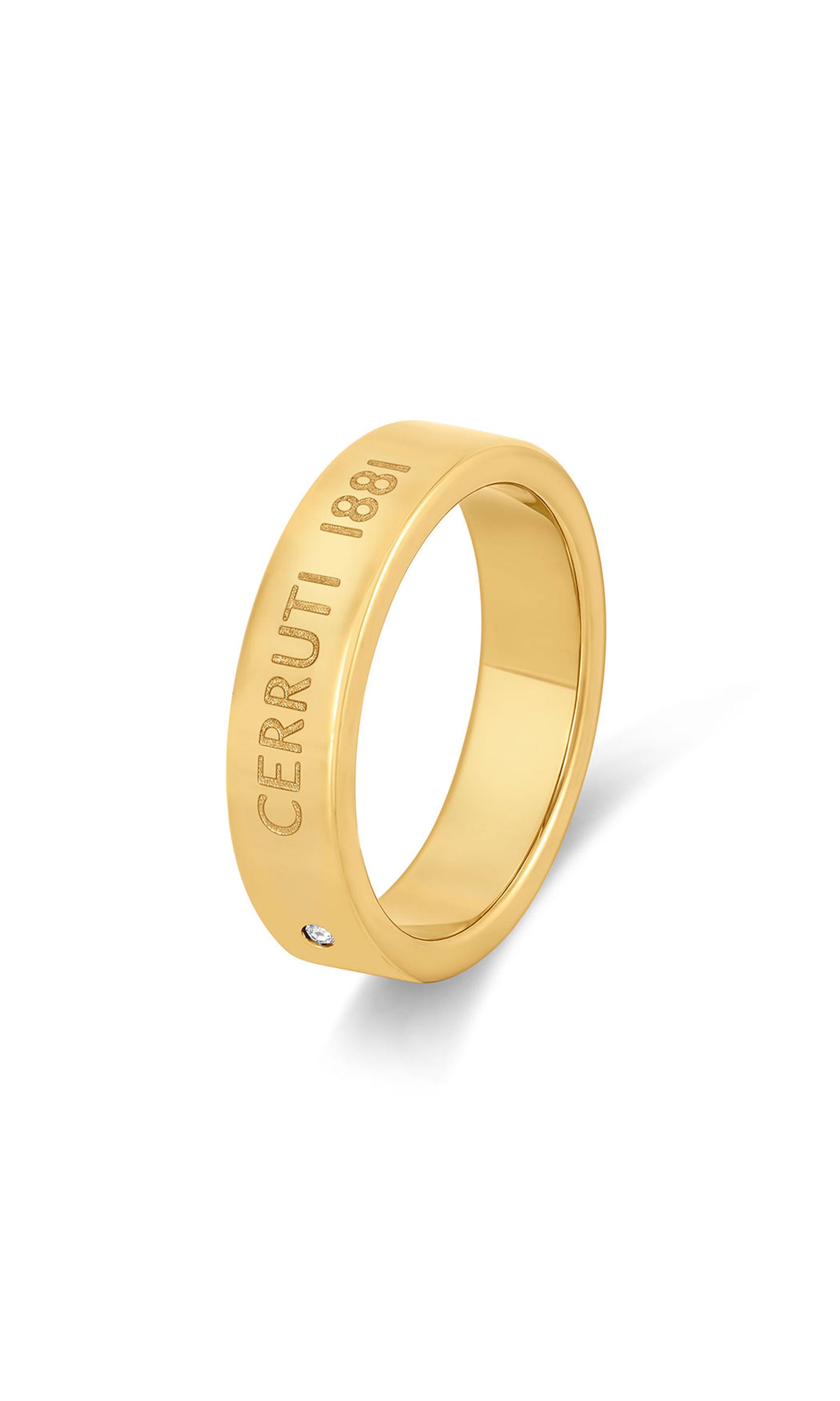 Erika Stainless Steel Band Ring for Women