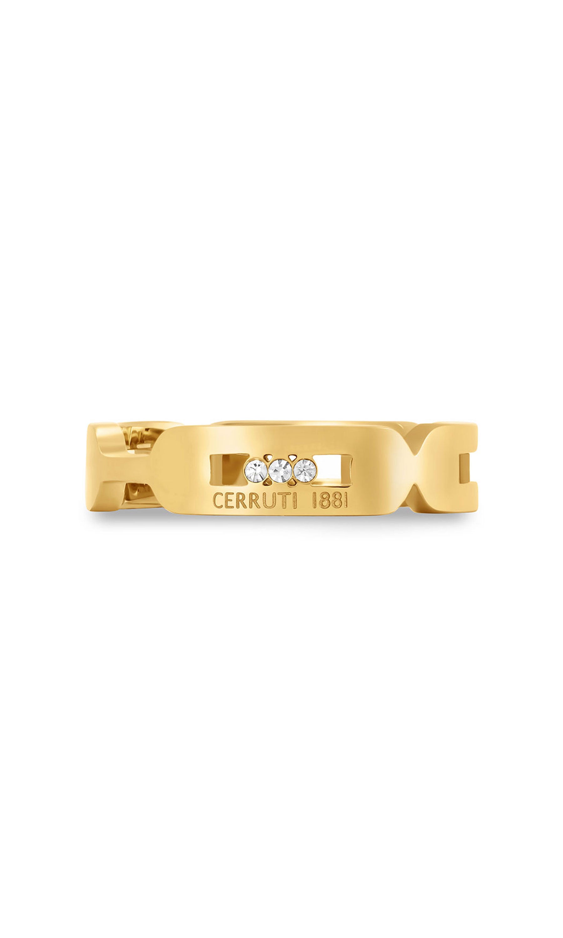 Flavia Stainless Steel Band Ring for Women