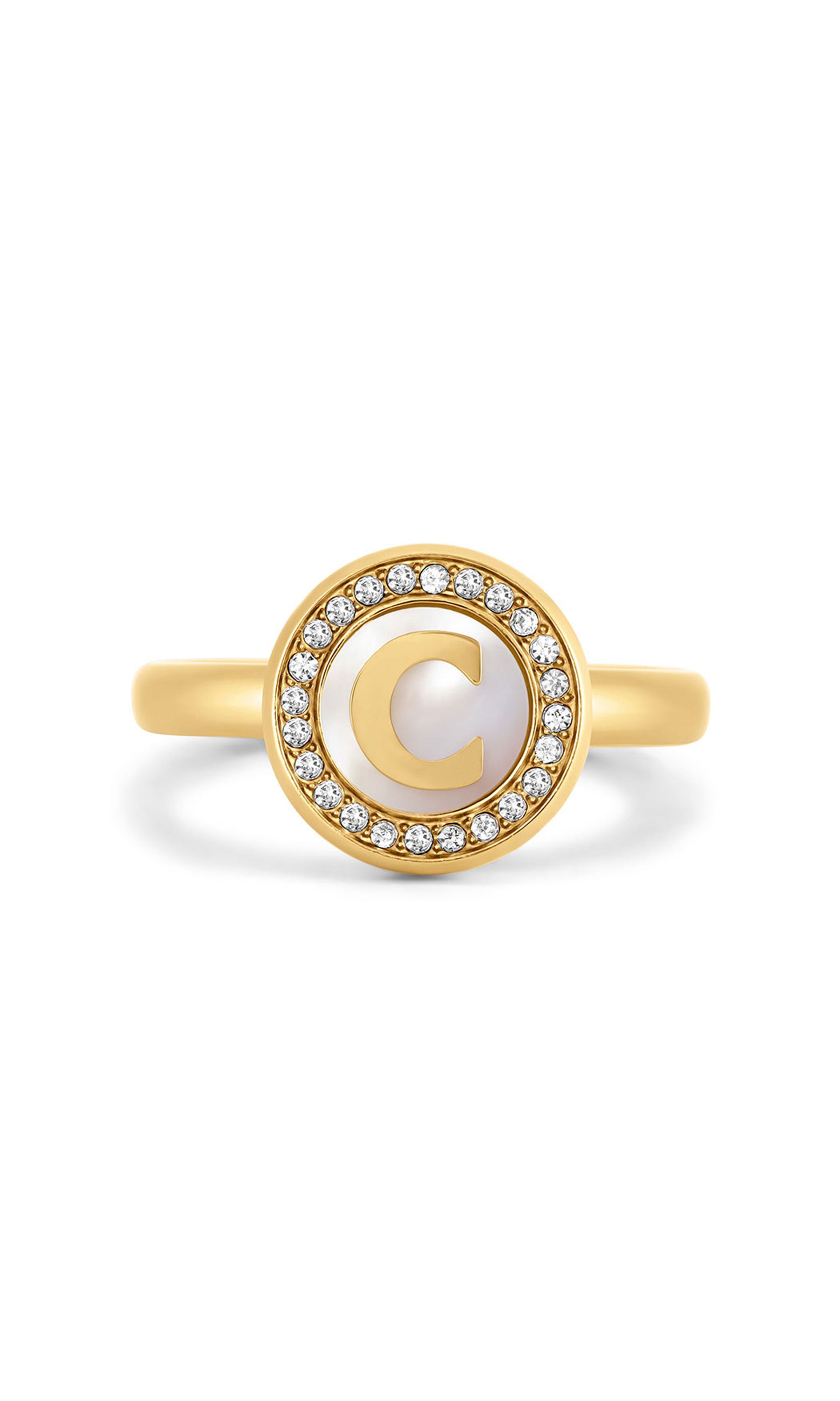 Raffaella Stainless Steel Halo Ring for Women