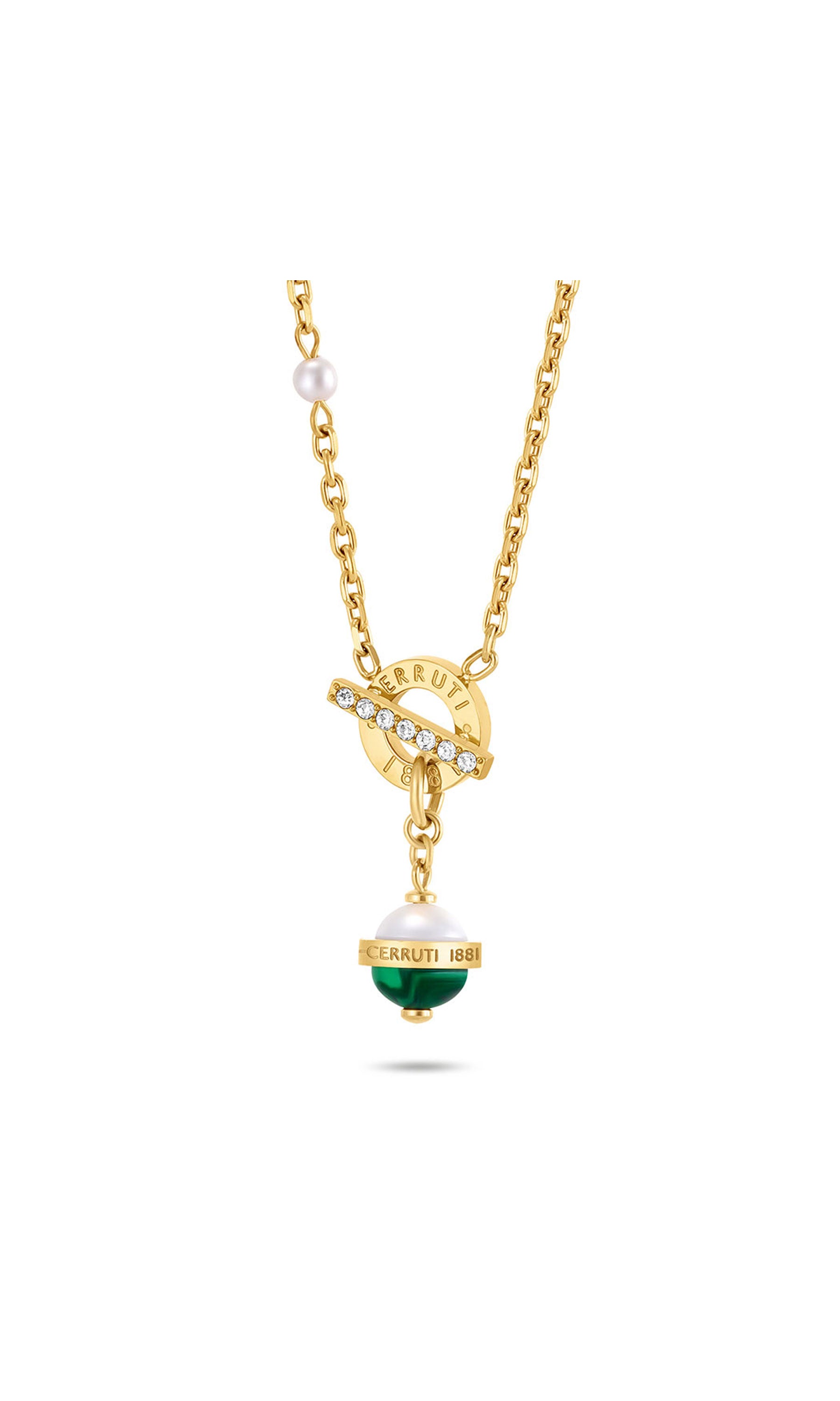 Cerruti 1881 Luciana Stainless Steel Pendant Necklace for Women