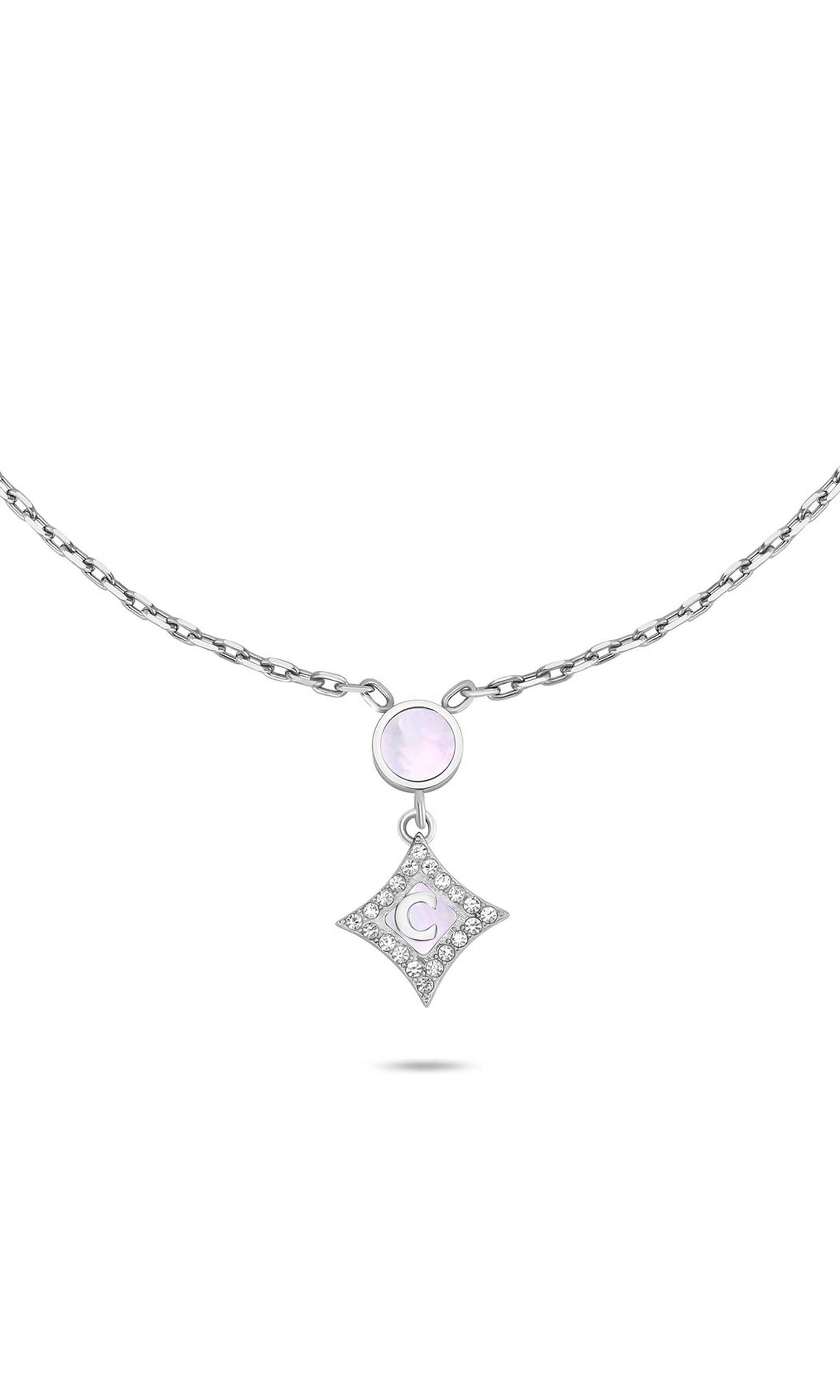 Cerruti 1881 Tessa Stainless Steel Pendant Necklace for Women
