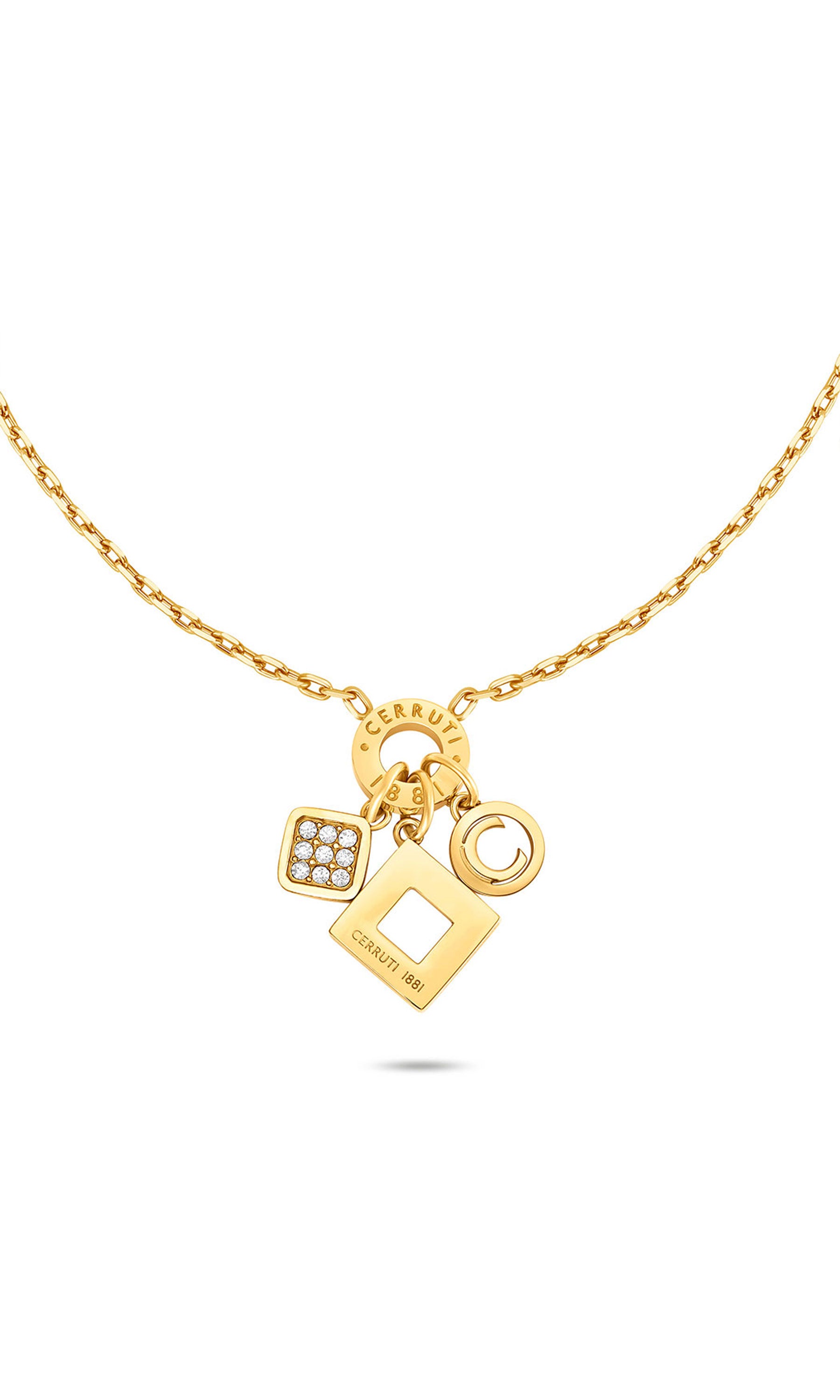 Cerruti 1881 Nadia Stainless Steel Pendant Necklace for Women