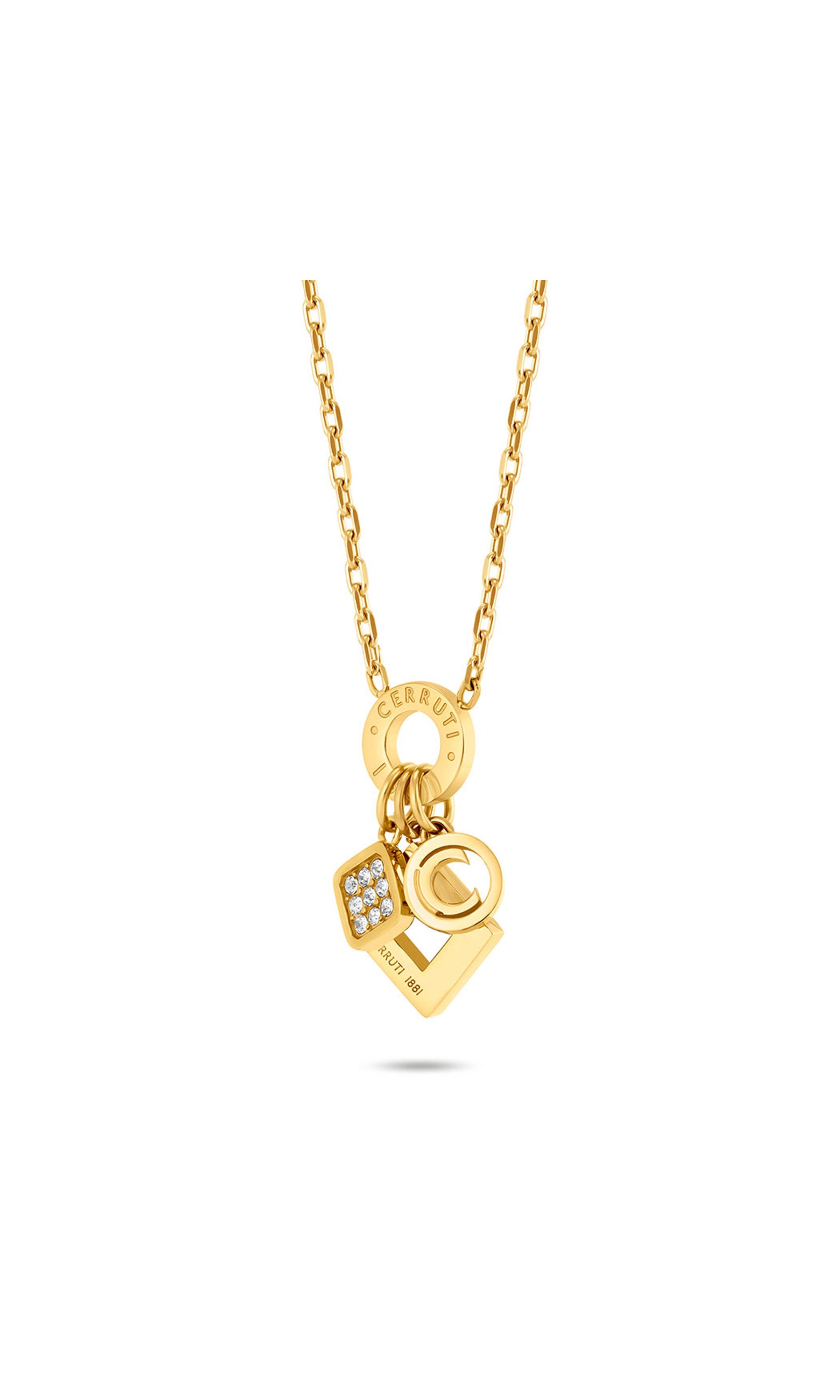 Cerruti 1881 Nadia Stainless Steel Pendant Necklace for Women