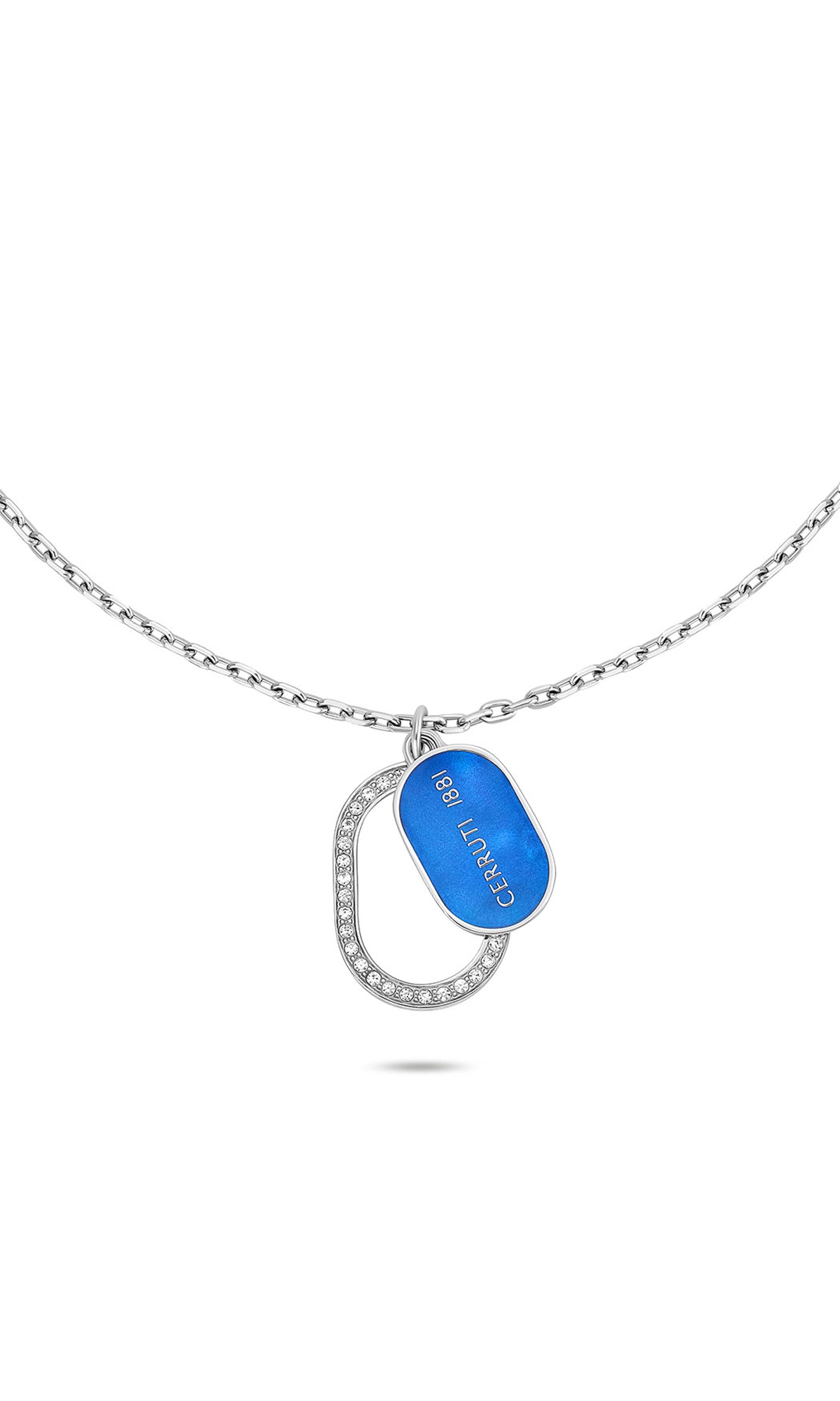 Cerruti 1881 Aosta Stainless Steel Pendant Necklace for Women
