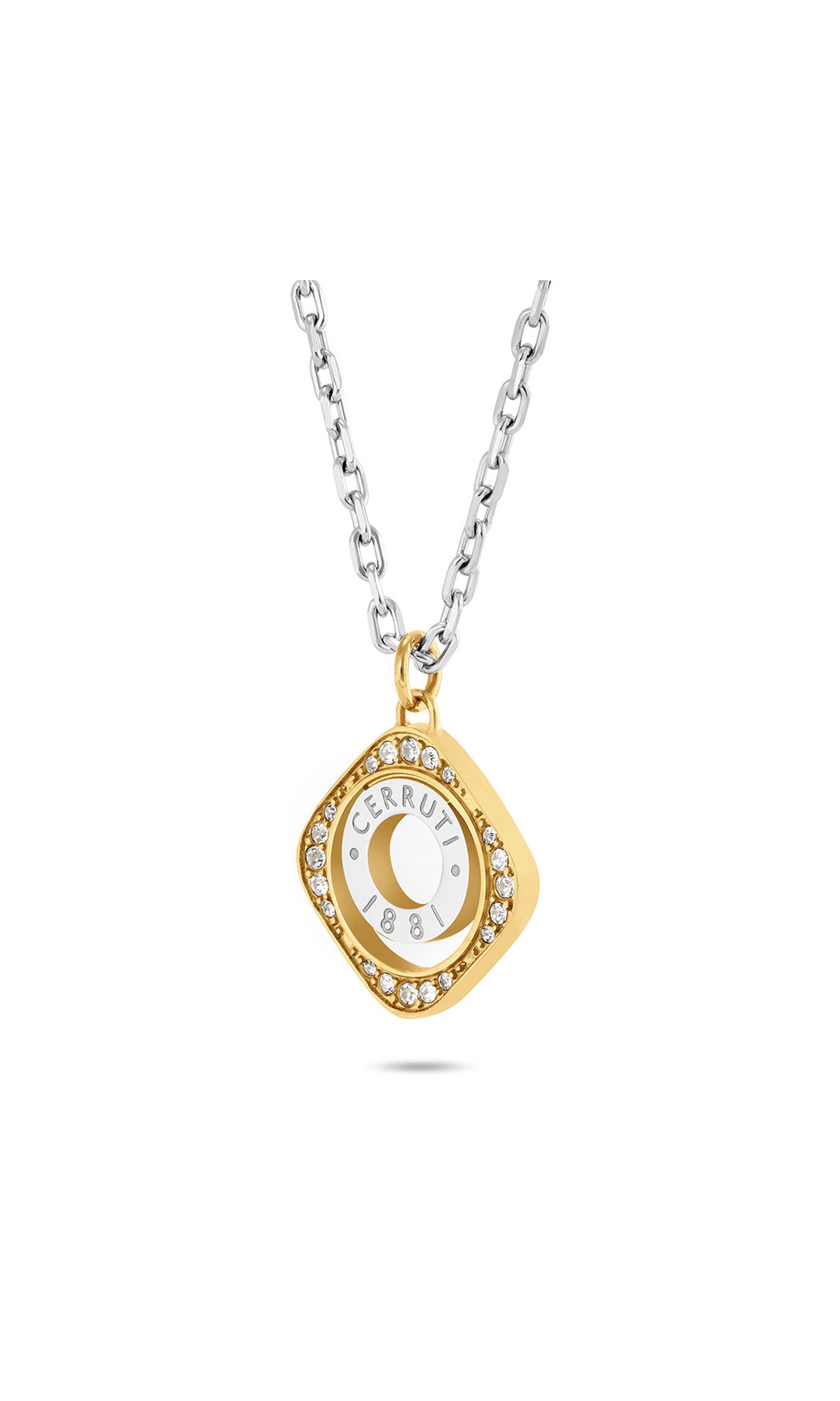 Cerruti 1881 Leadri Stainless Steel Pendant Necklace for Women