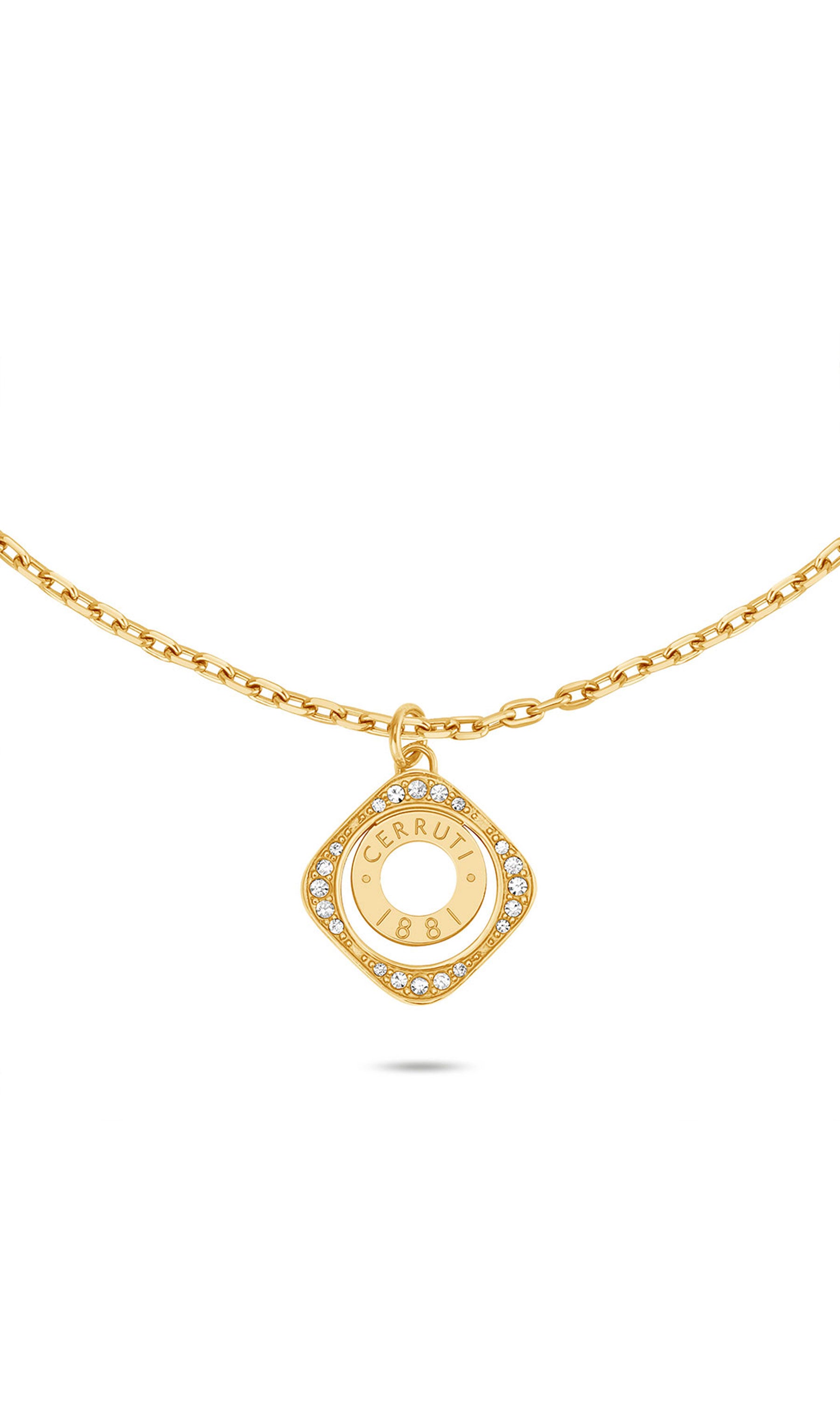 Cerruti 1881 Leadri Stainless Steel Pendant Necklace for Women