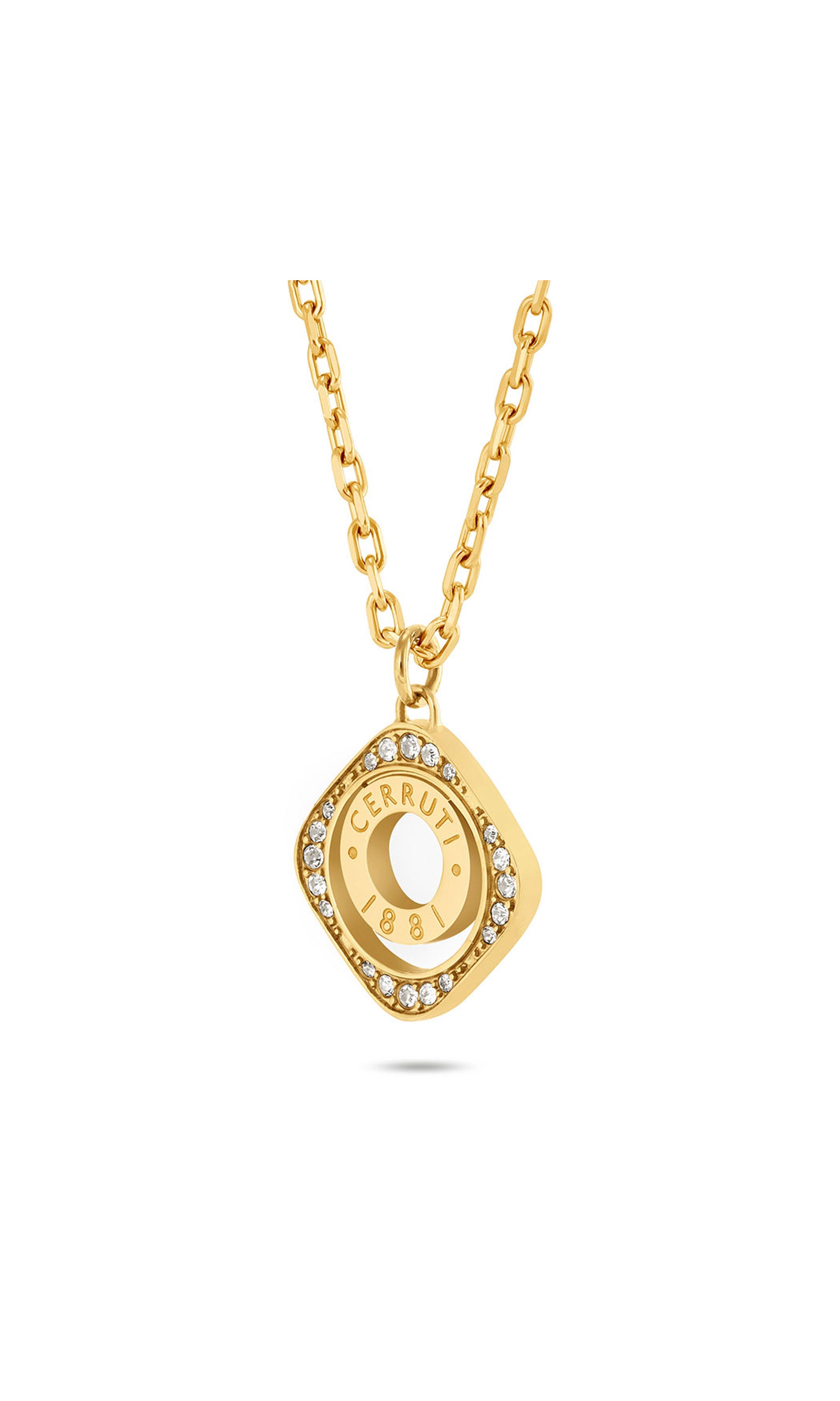 Cerruti 1881 Leadri Stainless Steel Pendant Necklace for Women