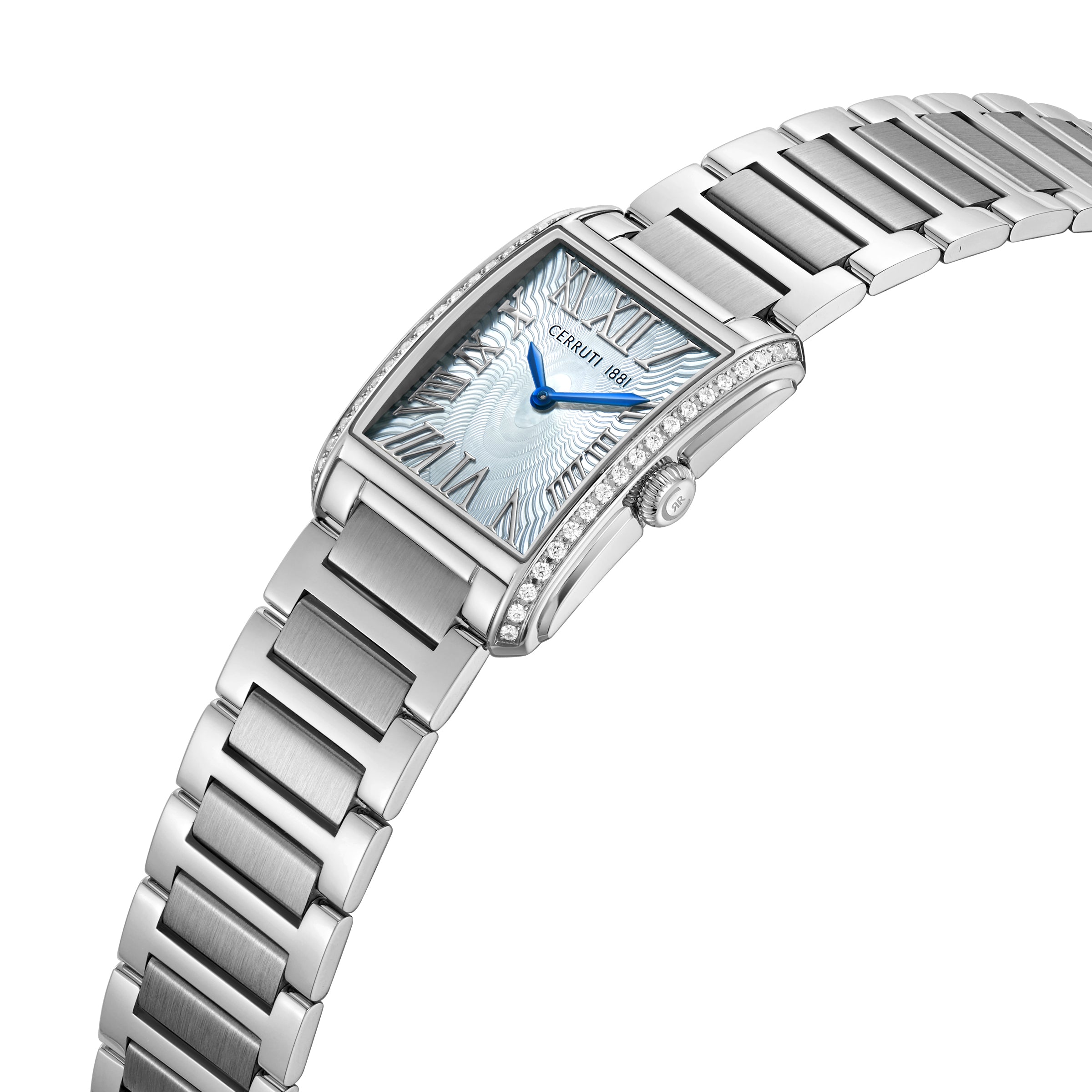 Cerruti 1881 Rendena Stainless Steel Bracelet Analog Watch for Women, 24.5mm