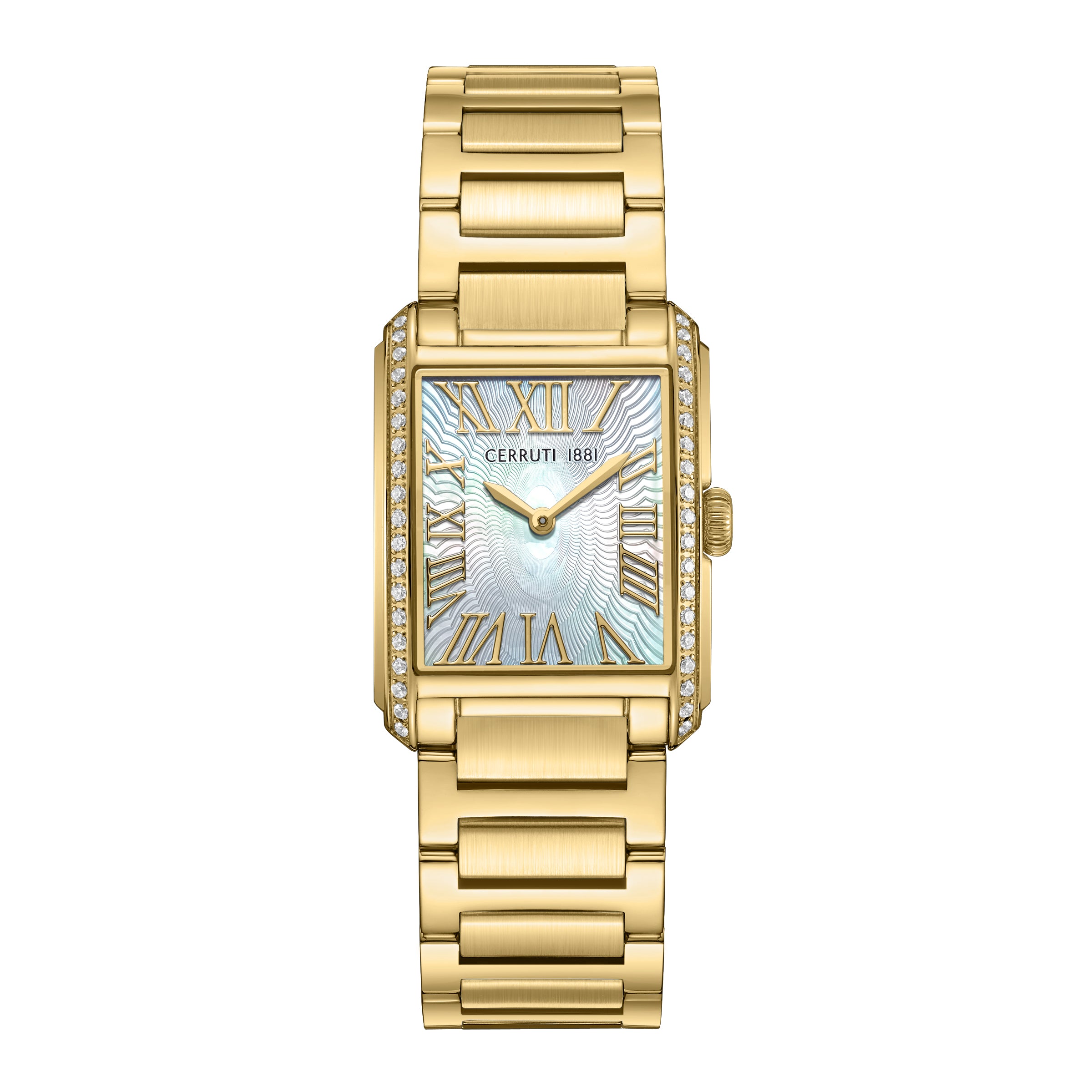 Cerruti 1881 Rendena Stainless Steel Bracelet Analog Watch for Women, 24.5mm