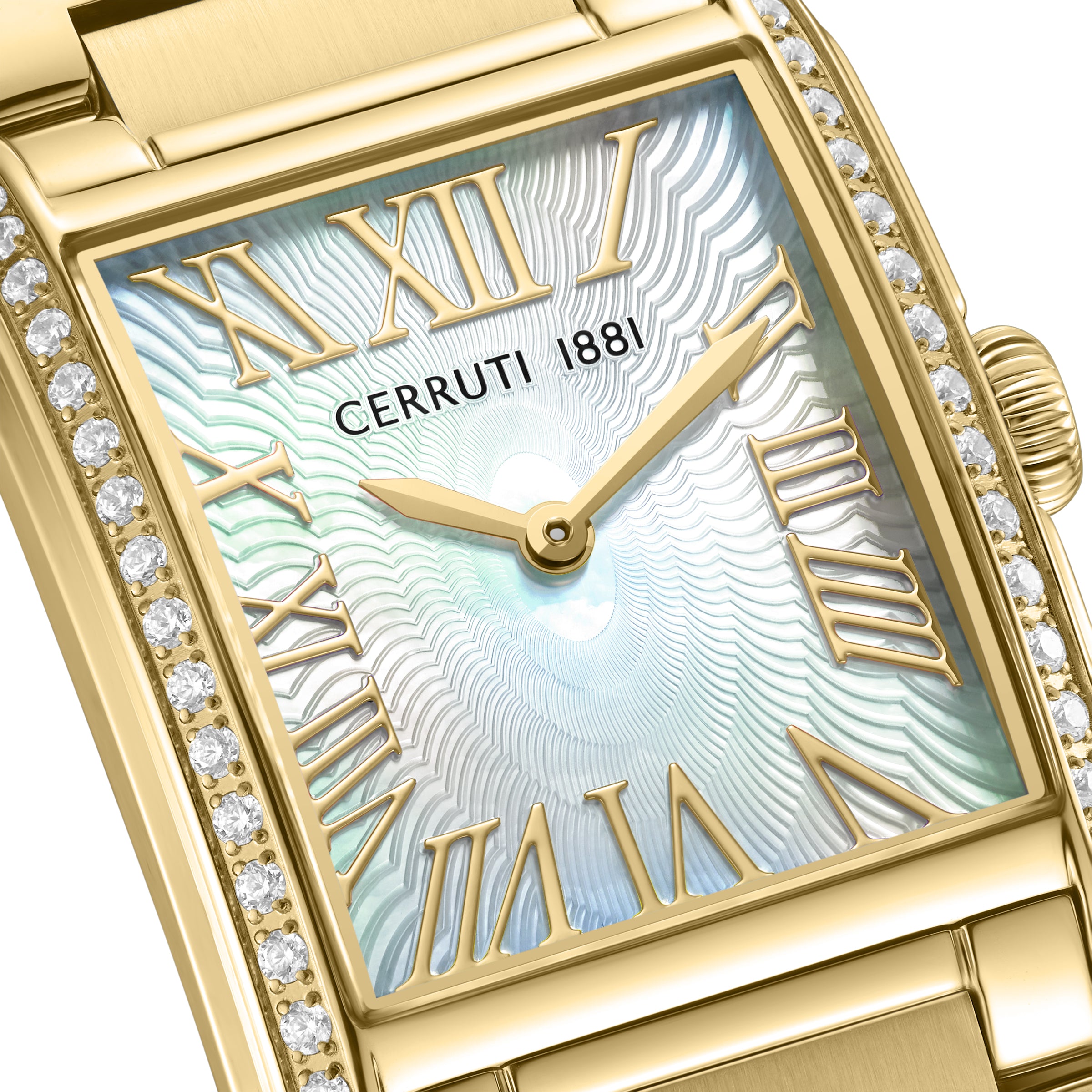 Cerruti 1881 Rendena Stainless Steel Bracelet Analog Watch for Women, 24.5mm