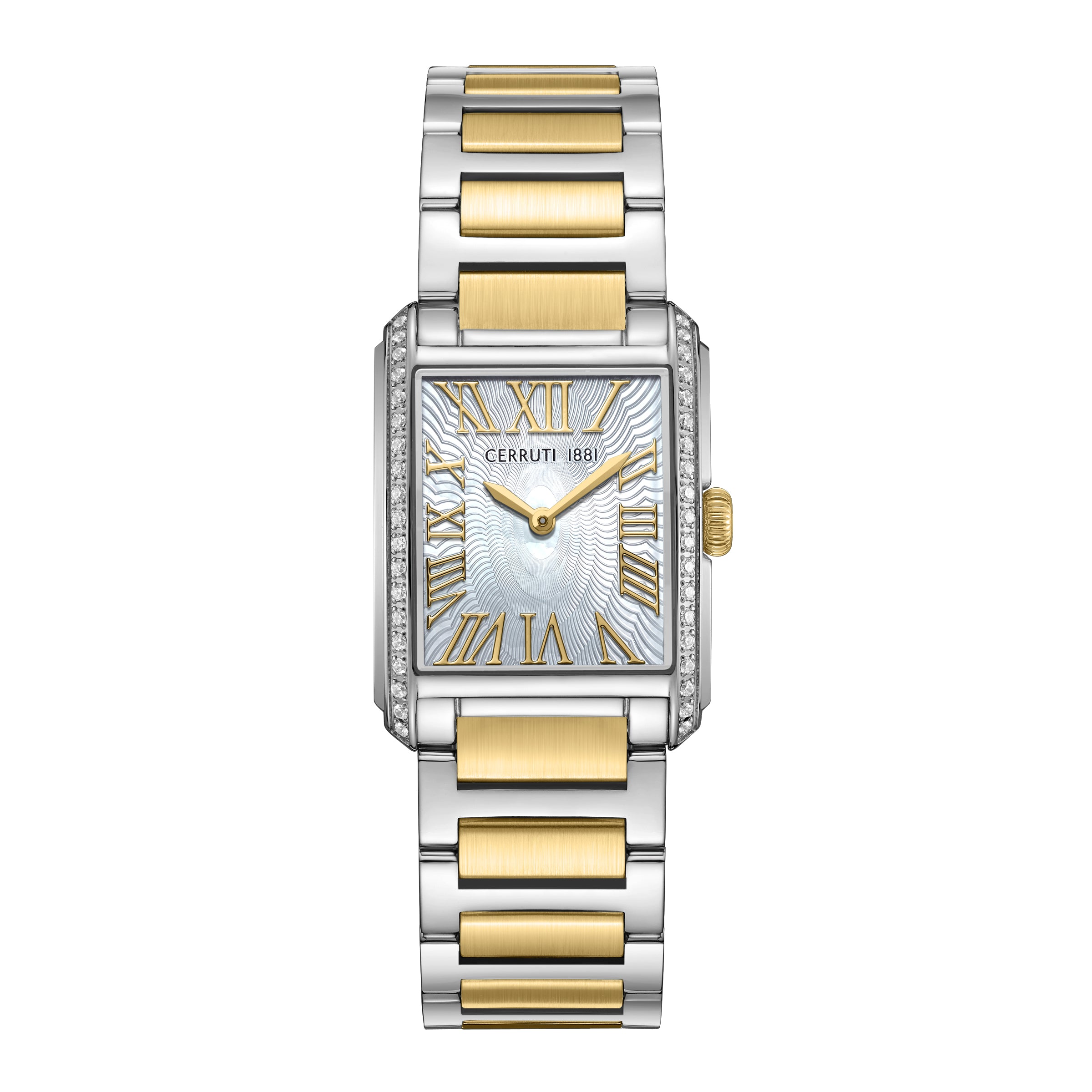 Cerruti 1881 Rendena Stainless Steel Bracelet Analog Watch for Women, 24.5mm