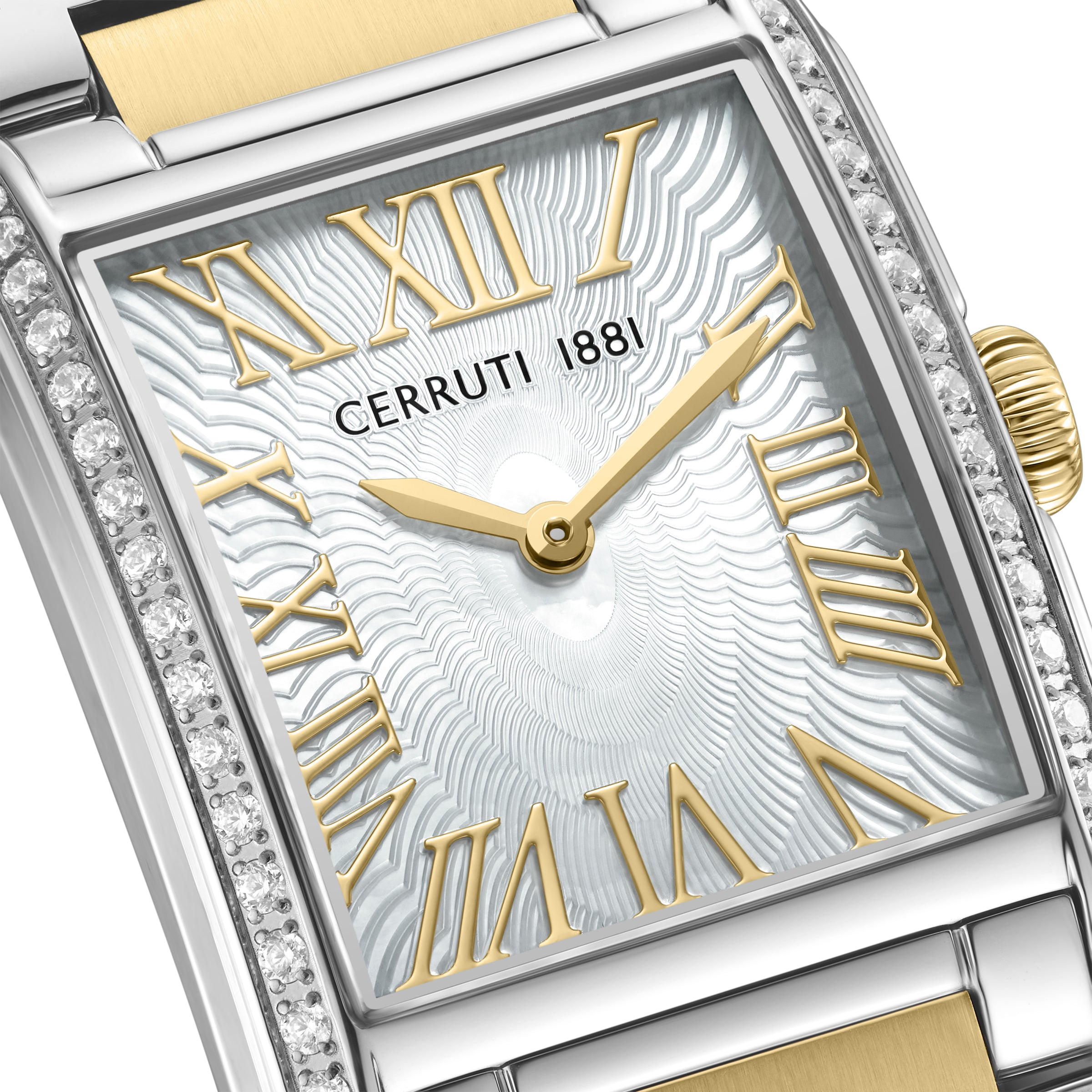 Cerruti 1881 Rendena Stainless Steel Bracelet Analog Watch for Women, 24.5mm