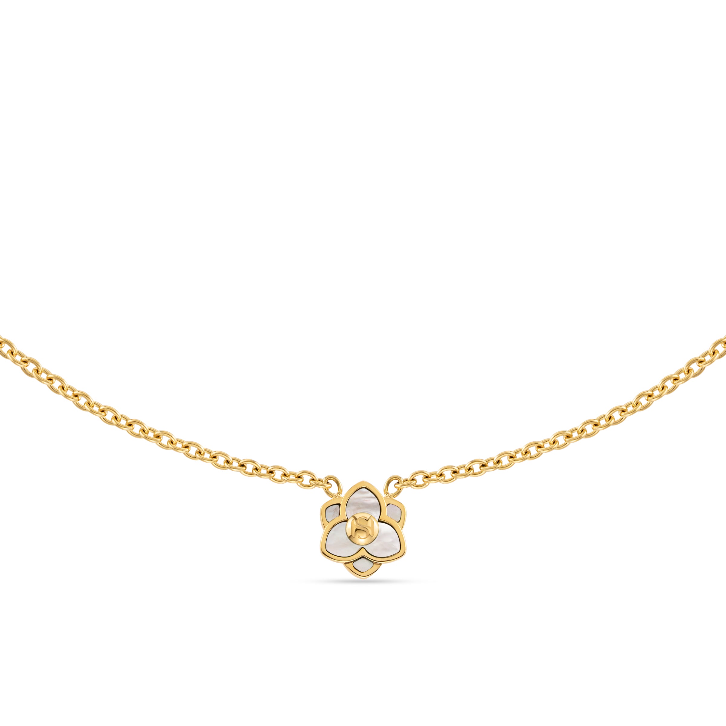 Burj Women's Gold Plated Pendant Necklace